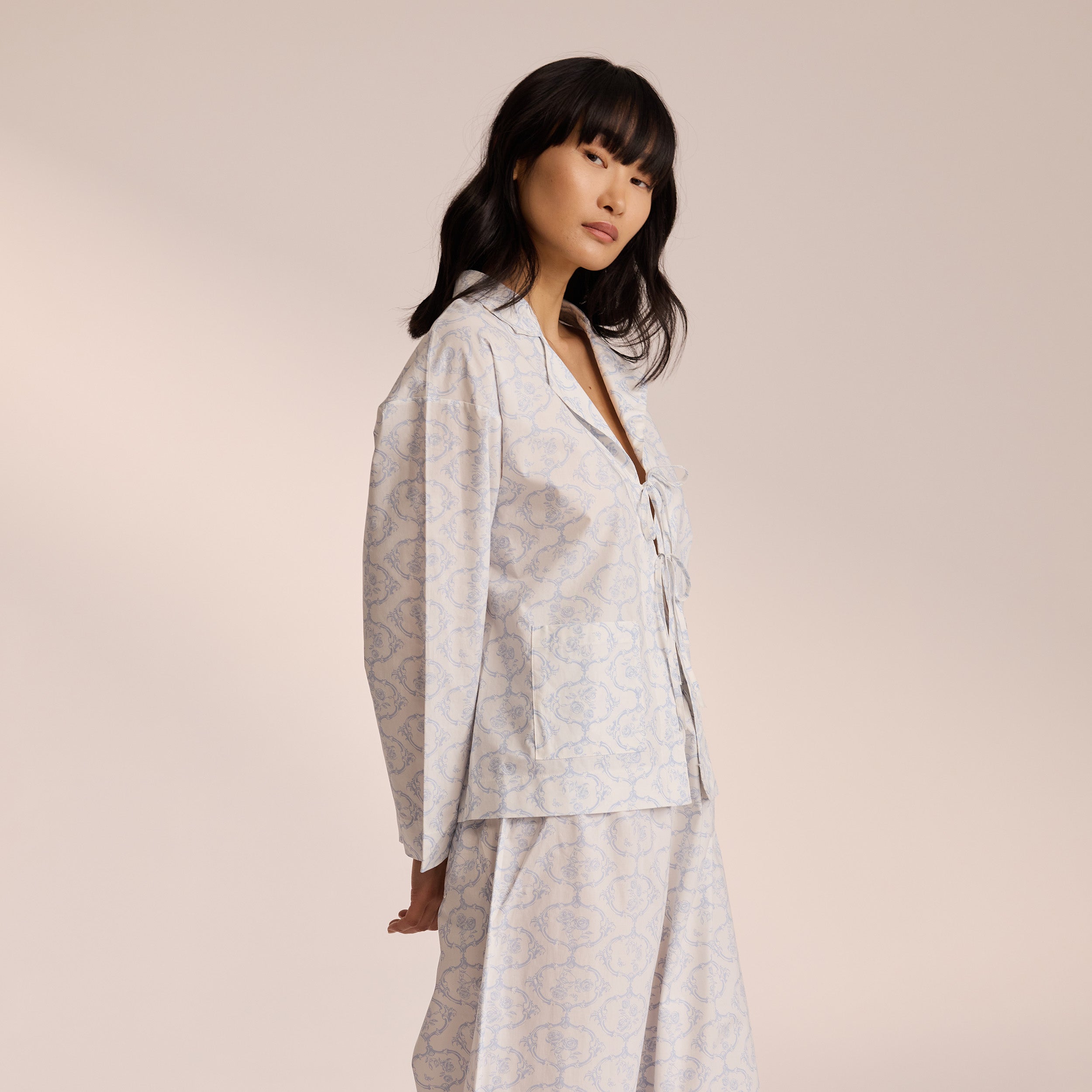 Chemise de Pyjama en Coton  | Miki, S
