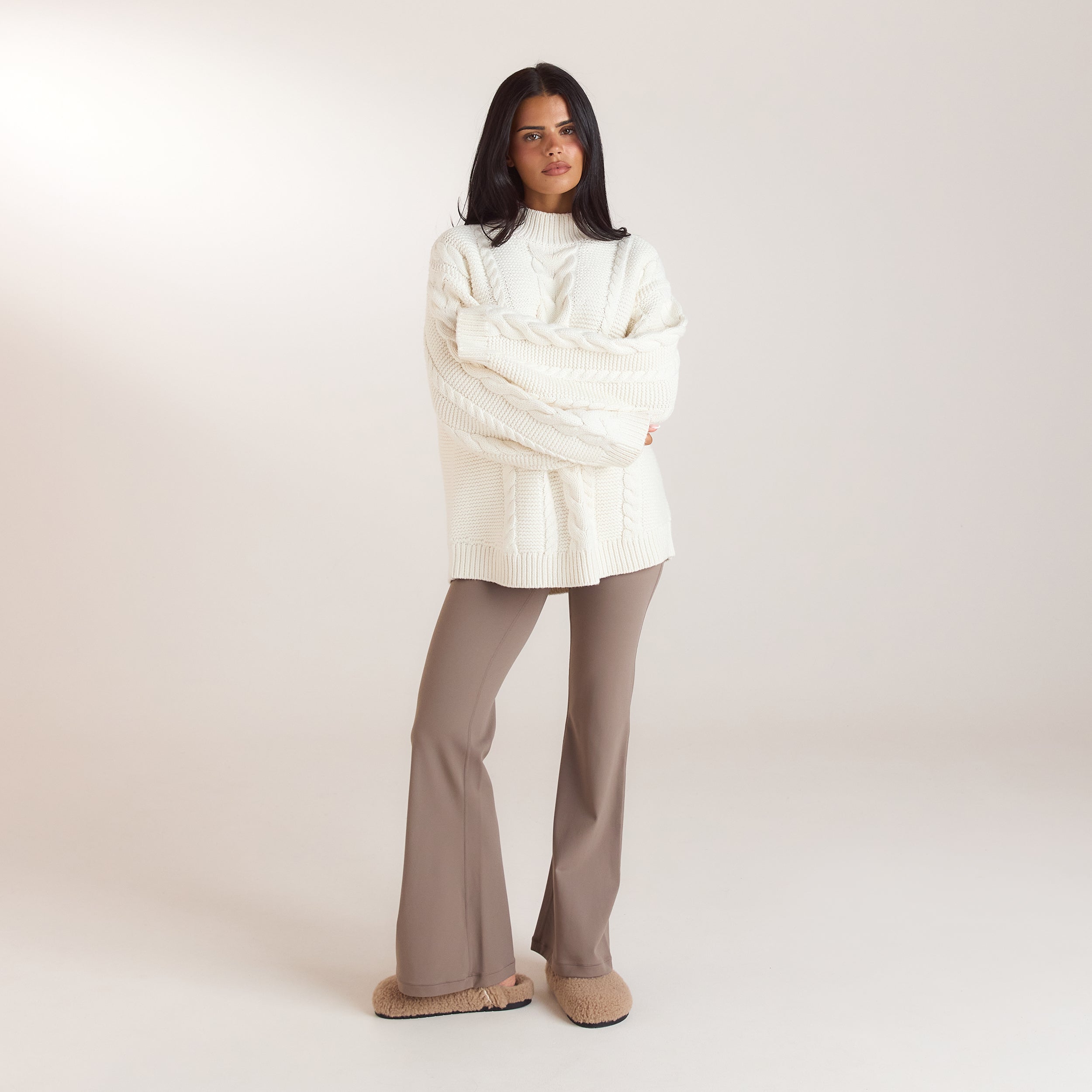 Pull Torsadé Oversize | Pull Torsadé Oversize - Crème