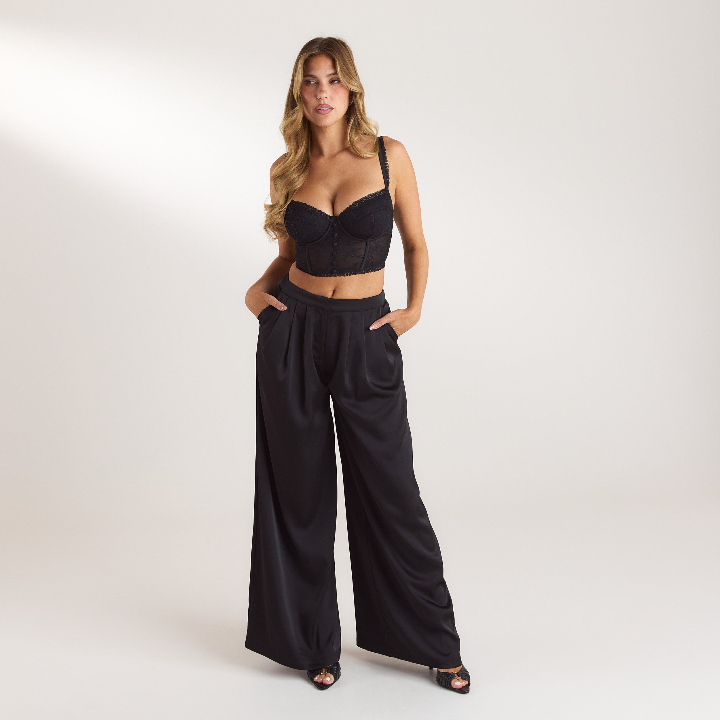 Top Bralette en Dentelle | Top Bralette en Dentelle - Noir
