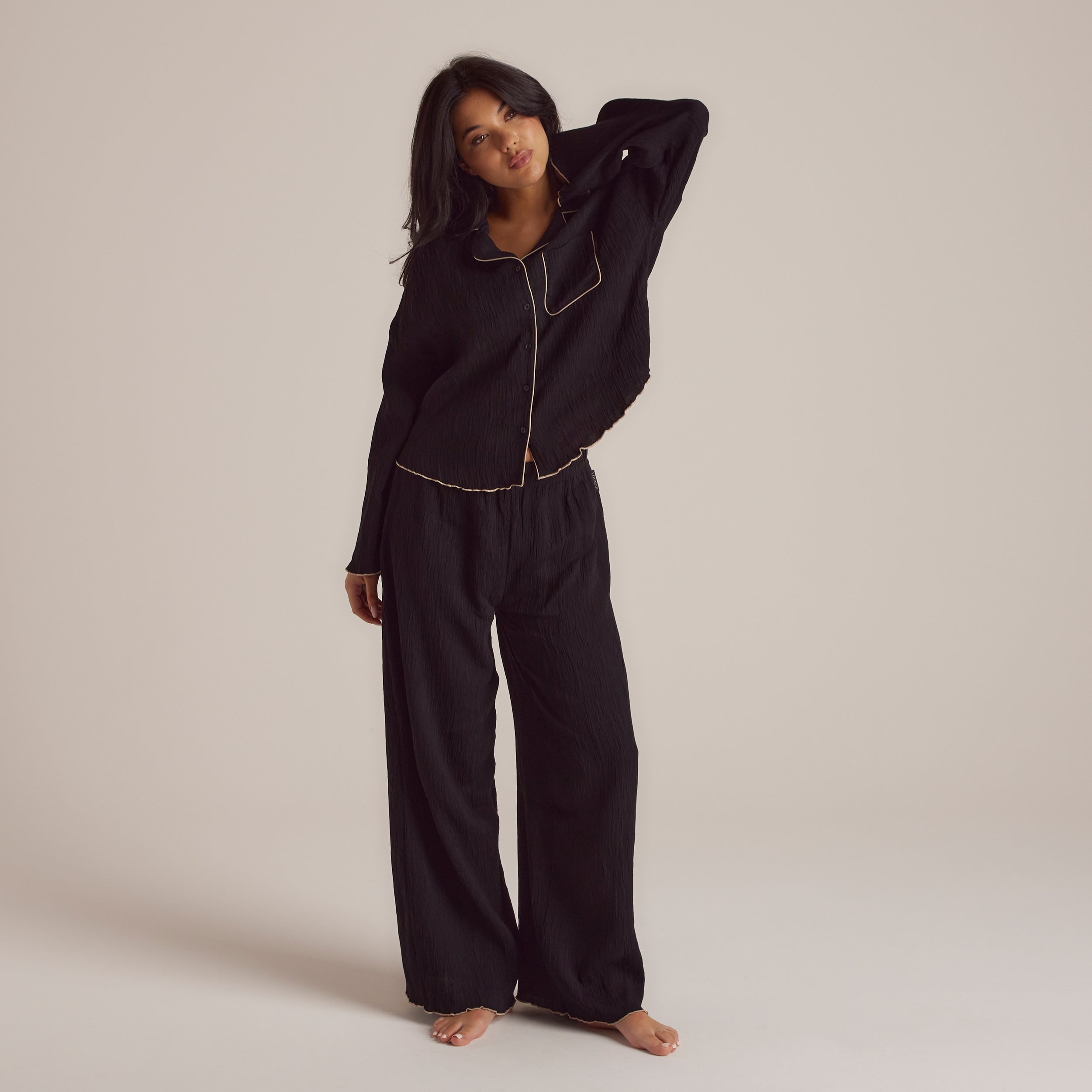 Pantalon de Pyjama Crinkle  | Imaani, S