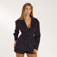 Blazer en Daim - Noir