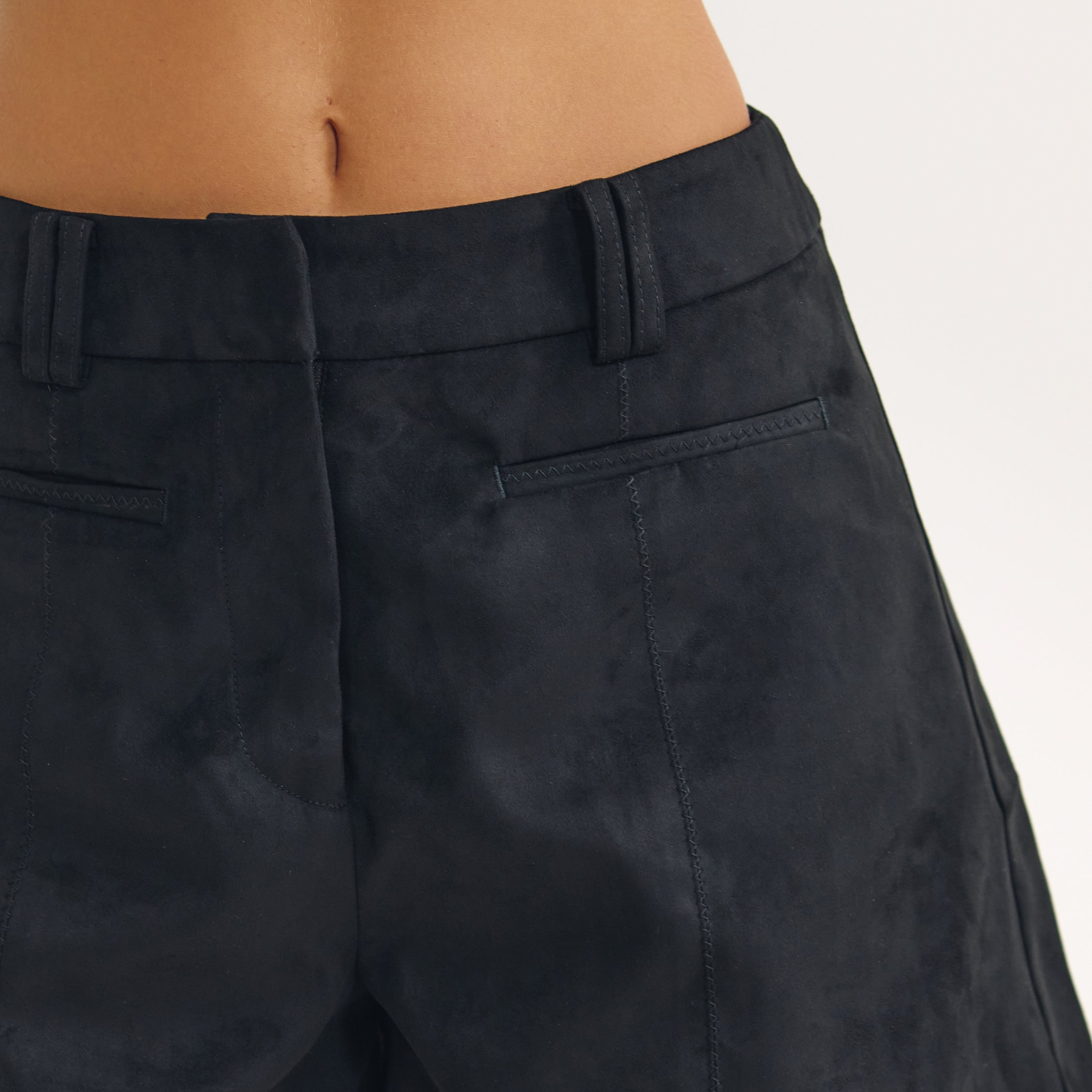 Short en Daim | Short en Daim - Noir