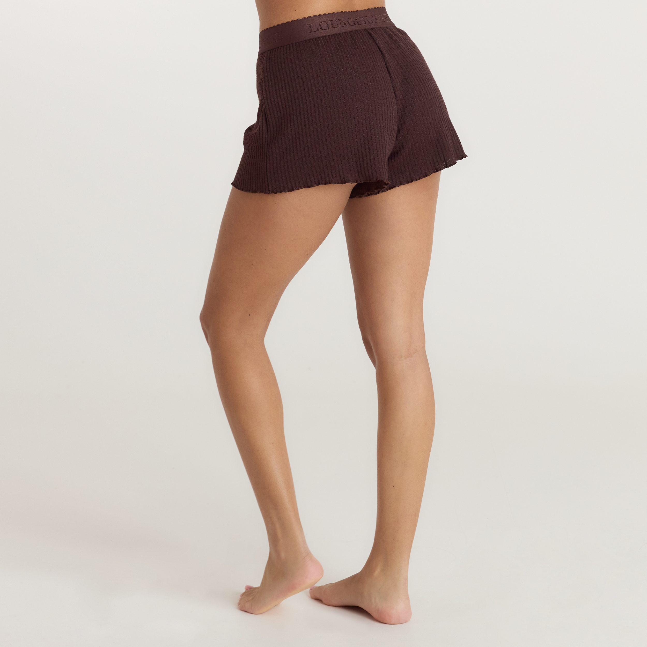 Short de Pyjama Soft Waffle | Short de Pyjama Soft Waffle - Chocolat Noir