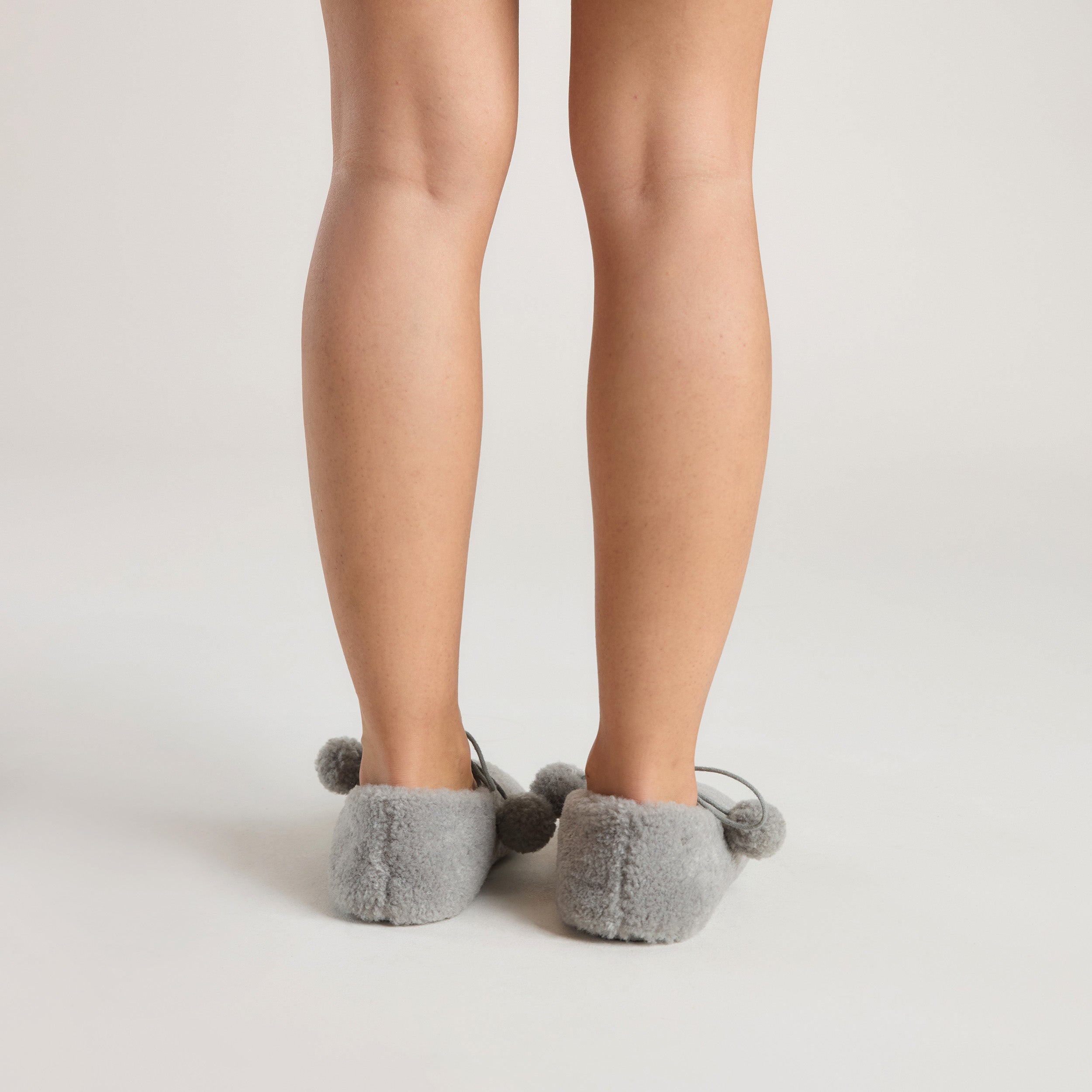 Pantoufle Ballerine Poppy  | Pantoufle Ballerine Poppy  - Gris