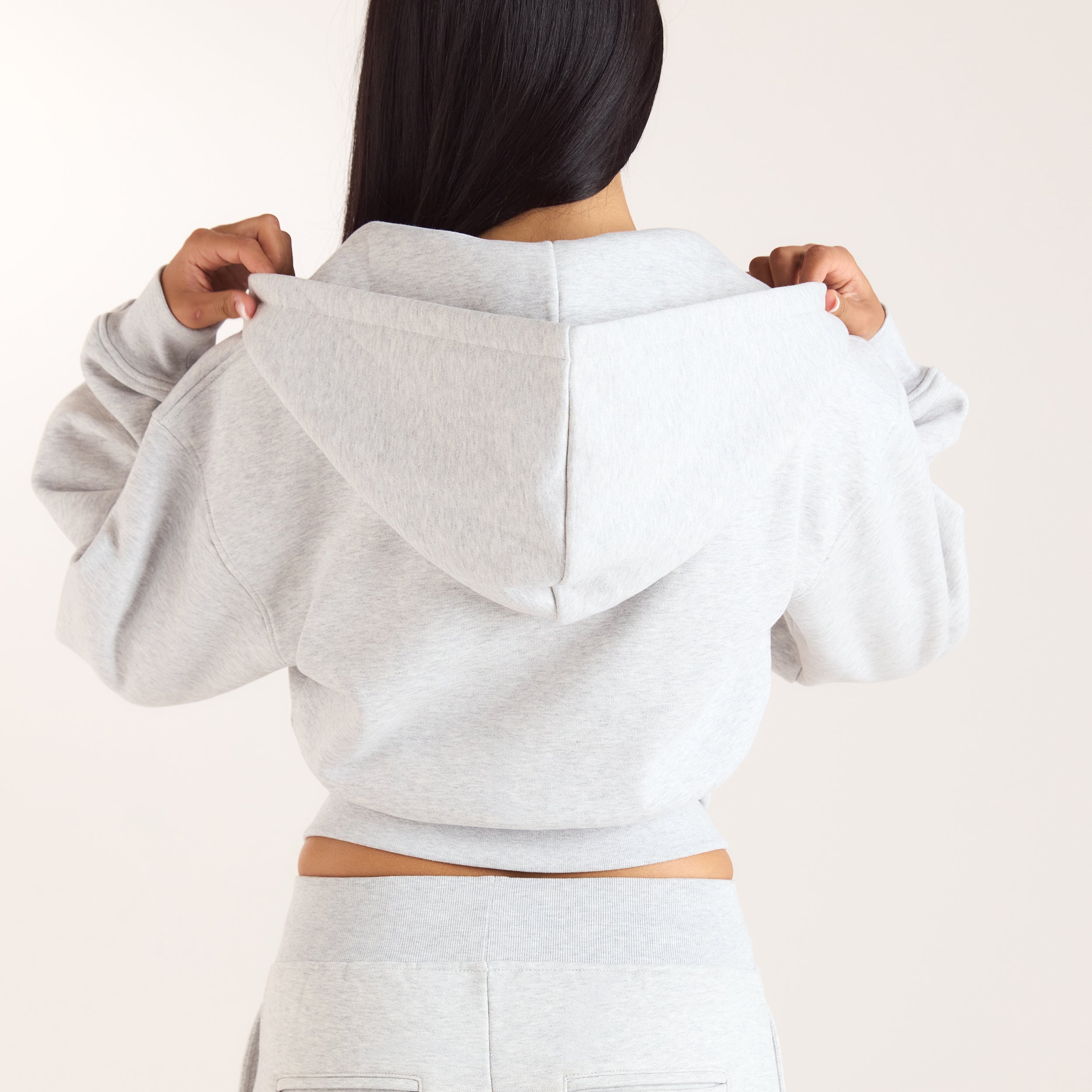 Sweat à Capuche Ajusté | Sweat à Capuche Ajusté - Gris