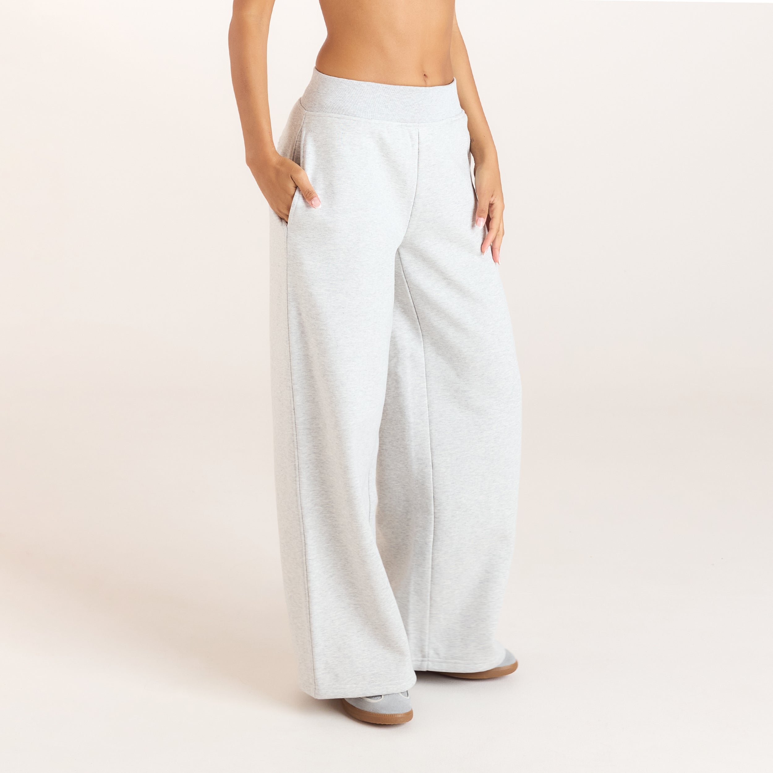 Pantalon de Jogging Droit | Pantalon de Jogging Droit - Gris