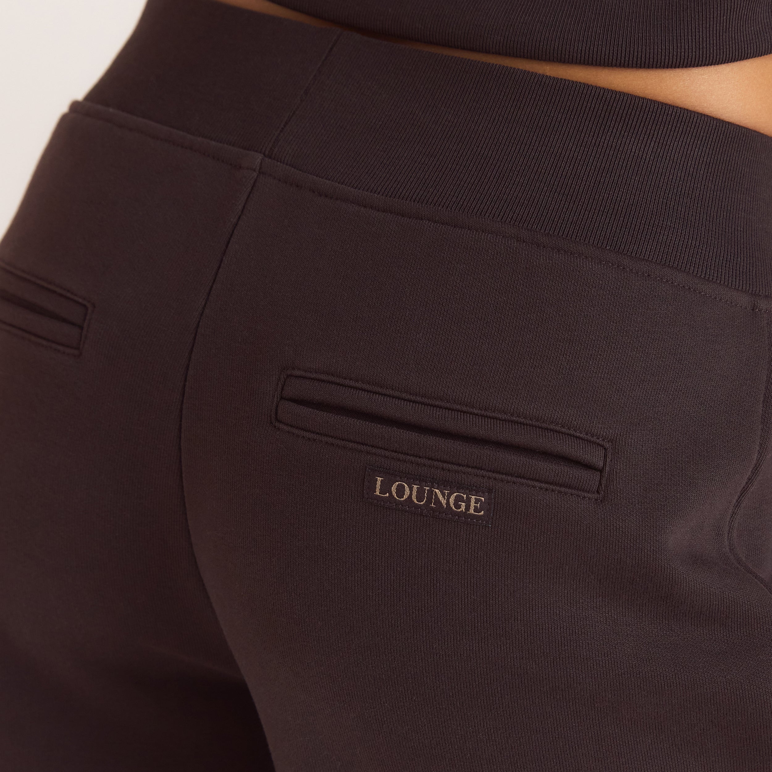 Pantalon de Jogging Droit | Pantalon de Jogging Droit - Chocolat Noir