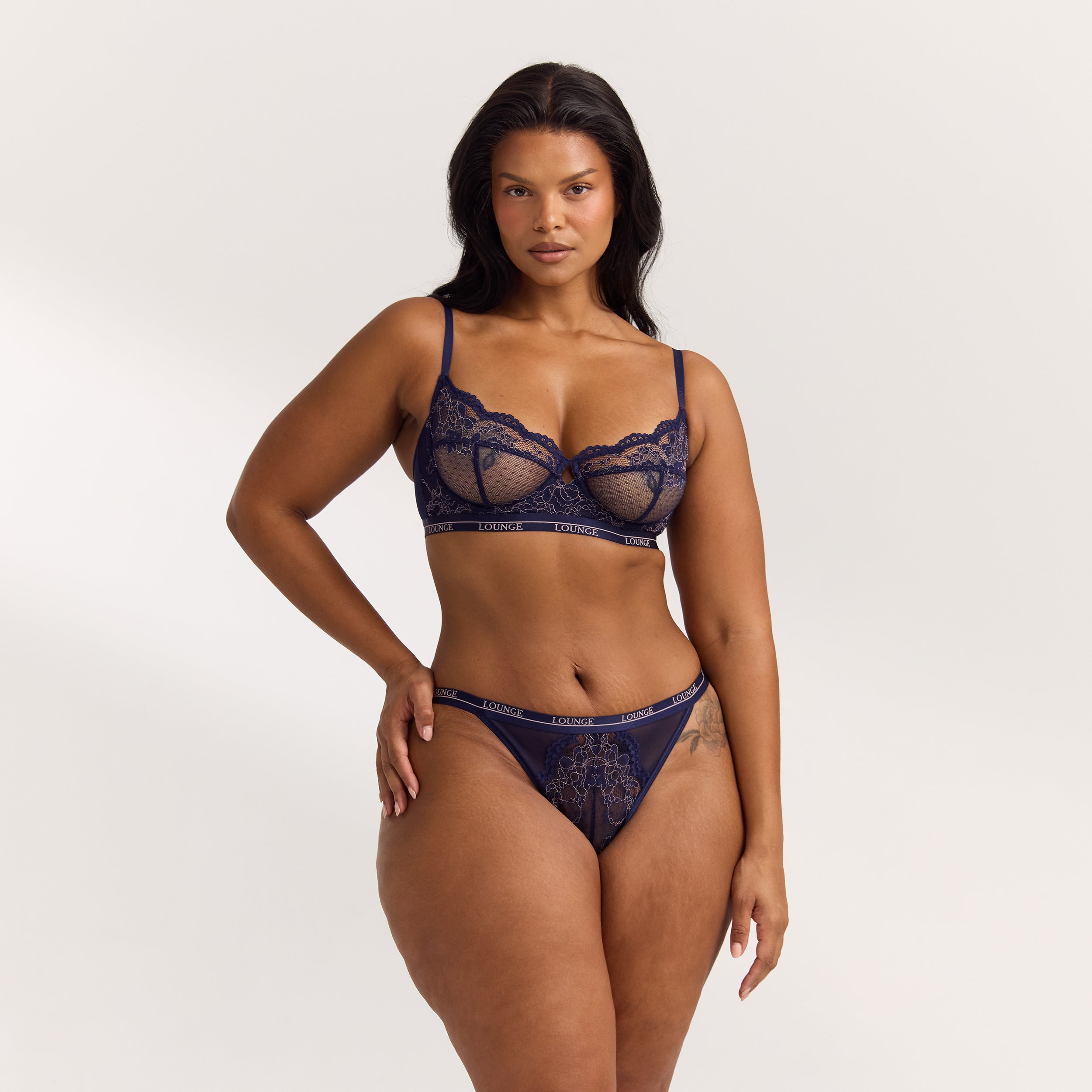 Soutien-gorge Blossom Bicolore | Soutien-gorge Blossom Bicolore - Bleu Marine