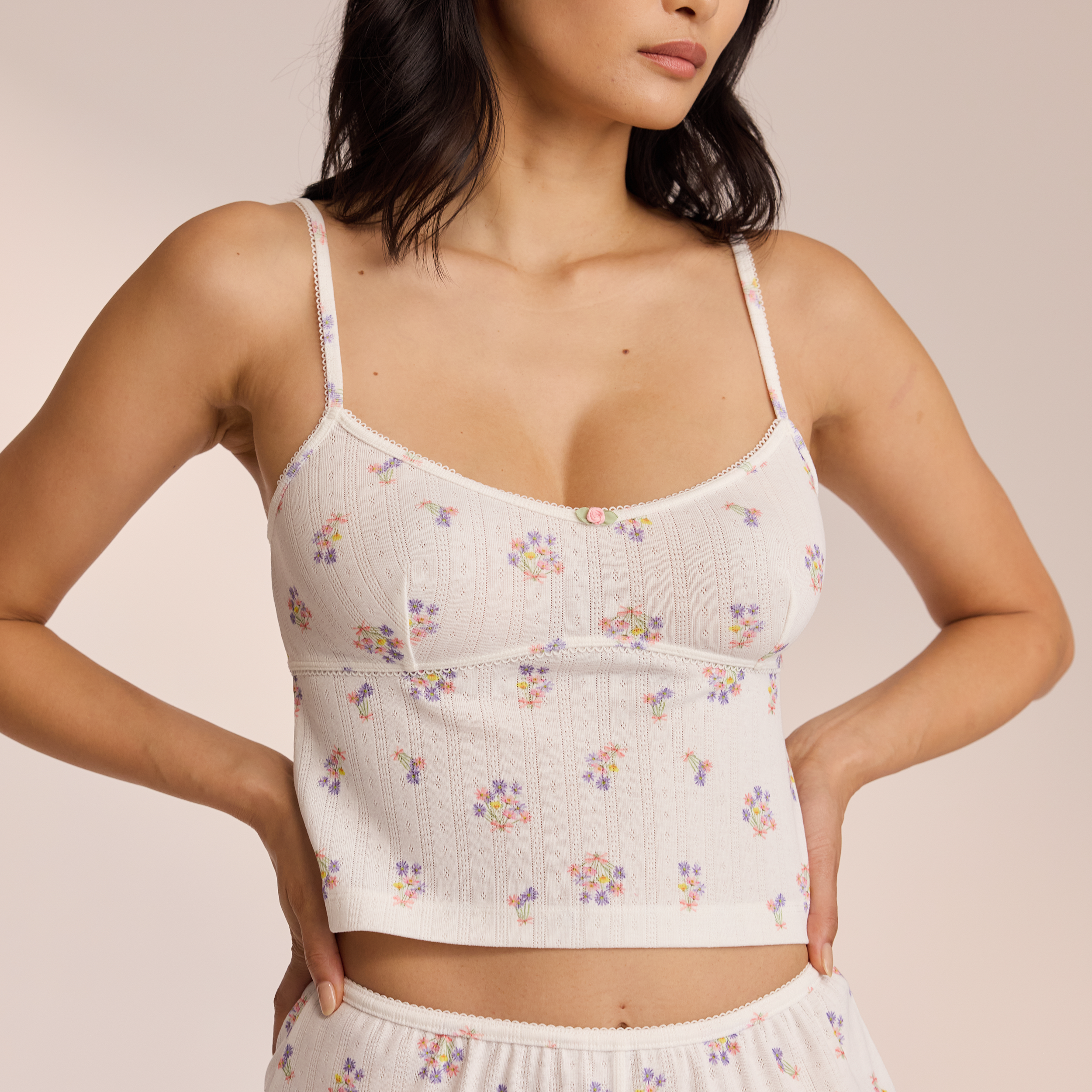 Caraco de Pyjama Pointelle | Miki, S