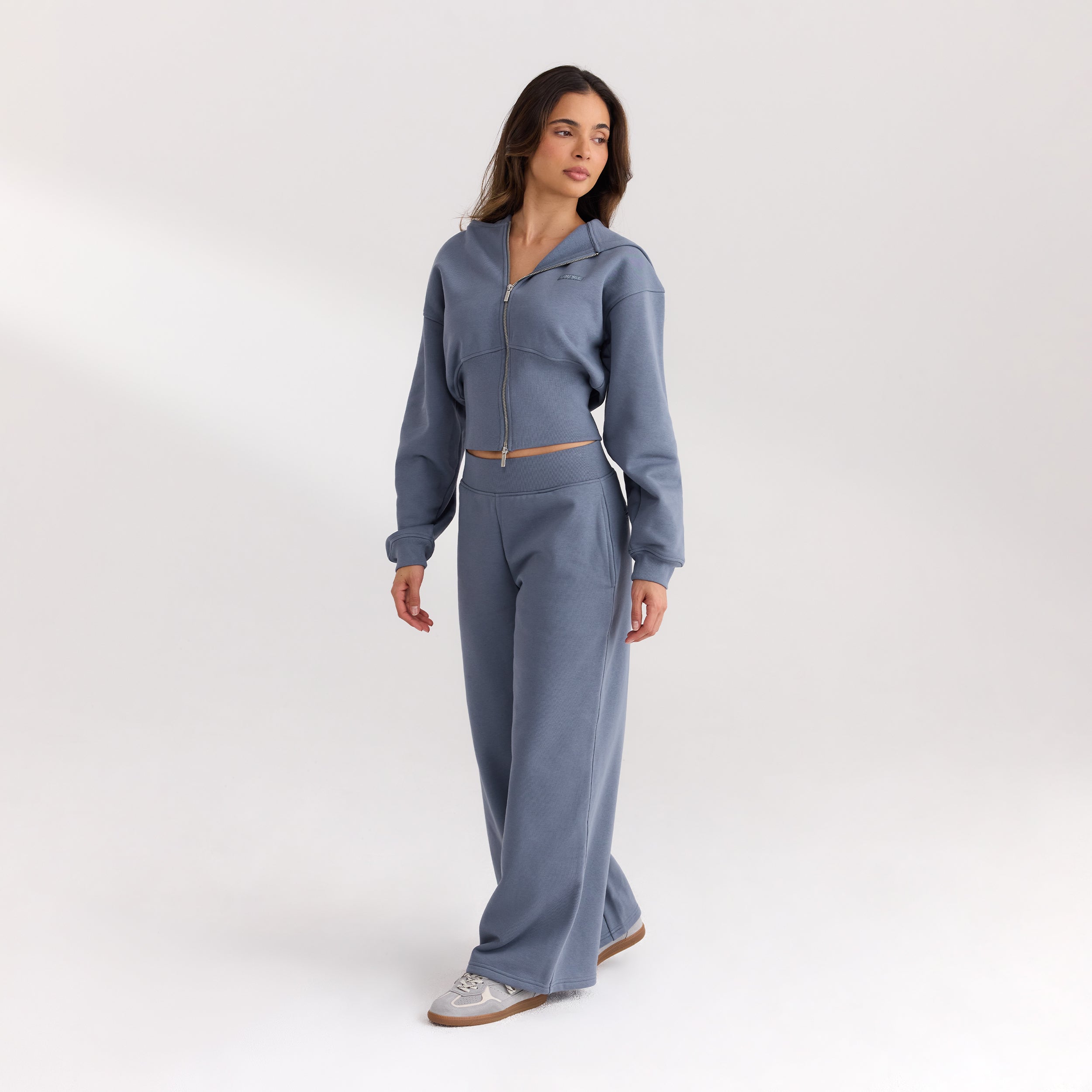 Jogging à Jambe Droite | Jogging à Jambe Droite - Bleu Ardoise