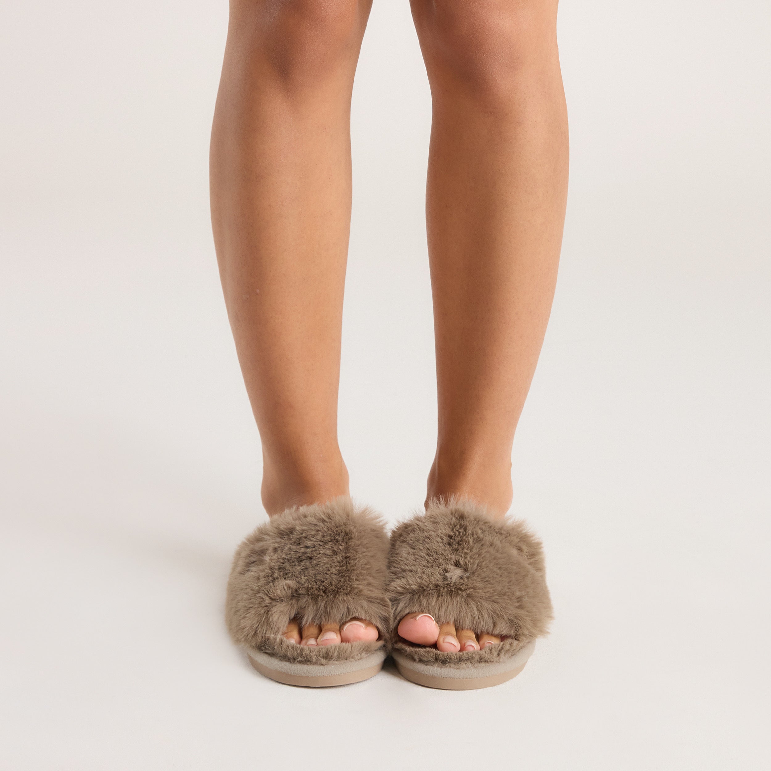 Pantoufle Scarlett | Pantoufle Scarlett - Taupe