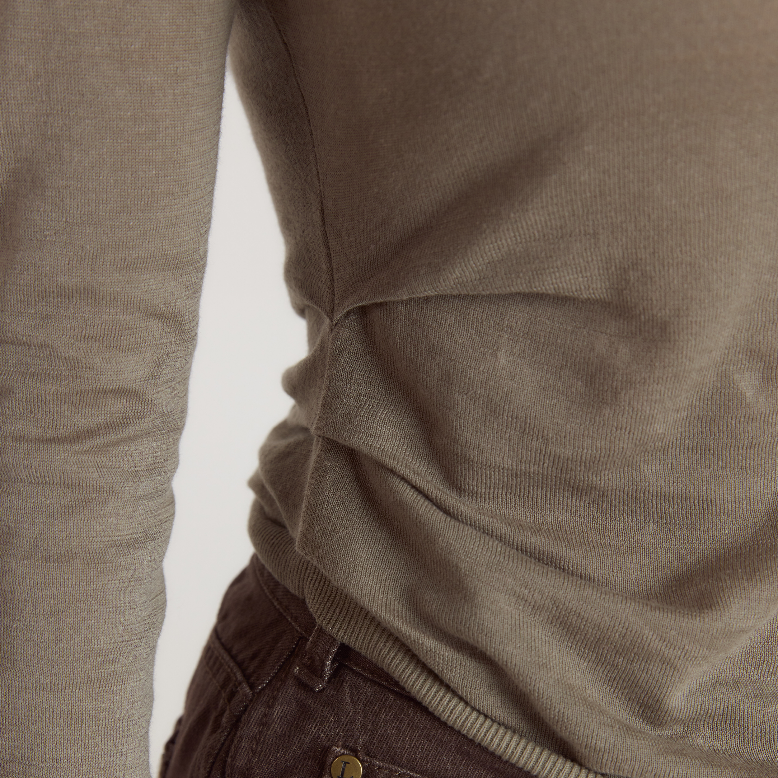 Haut Asymétrique en Maille Fine | Haut Asymétrique en Maille Fine - Thym