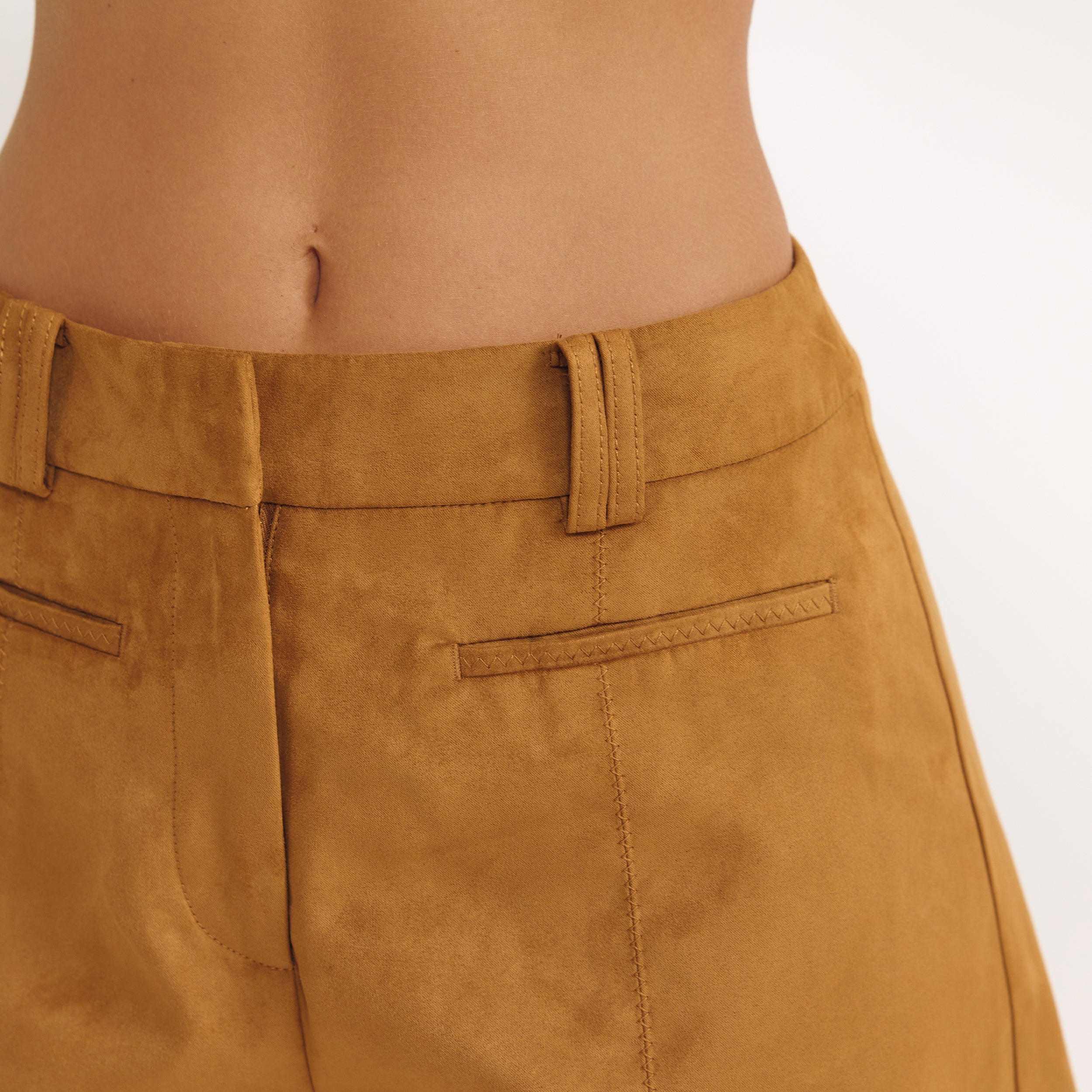 Short en Daim | Short en Daim - Beige