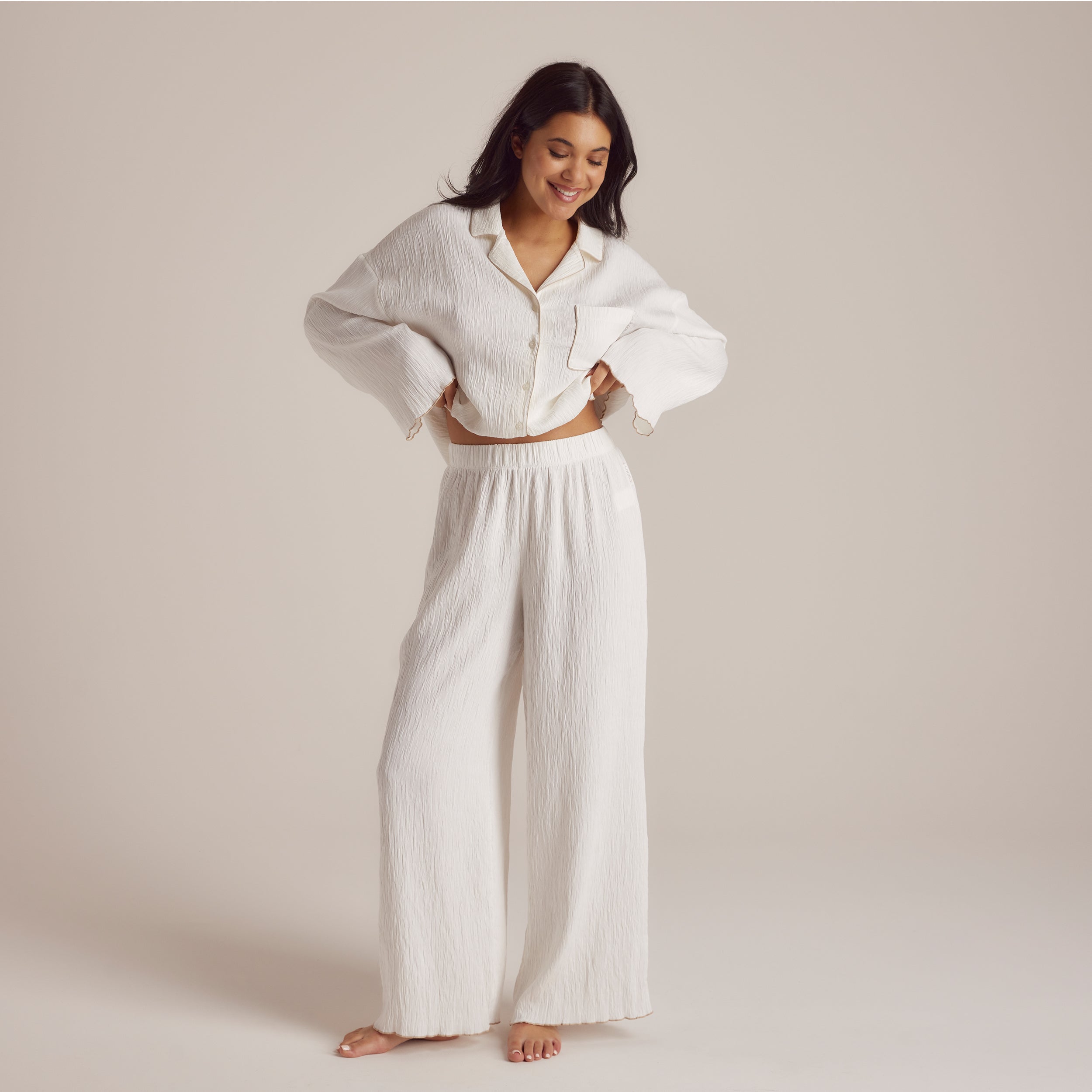 Pantalon de Pyjama Crinkle  | Imaani, S