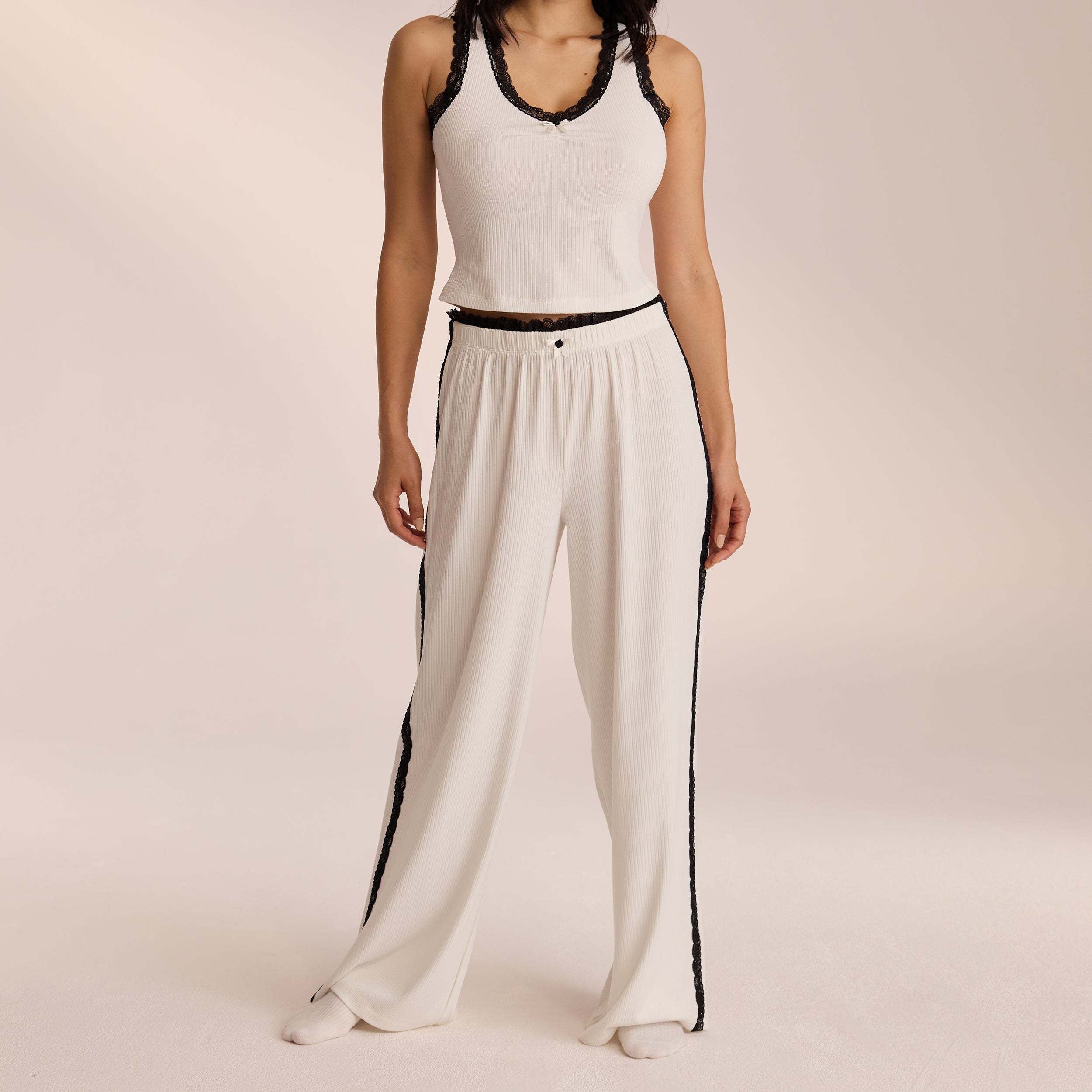 Pantalon de Pyjama en Dentelle | Miki, S