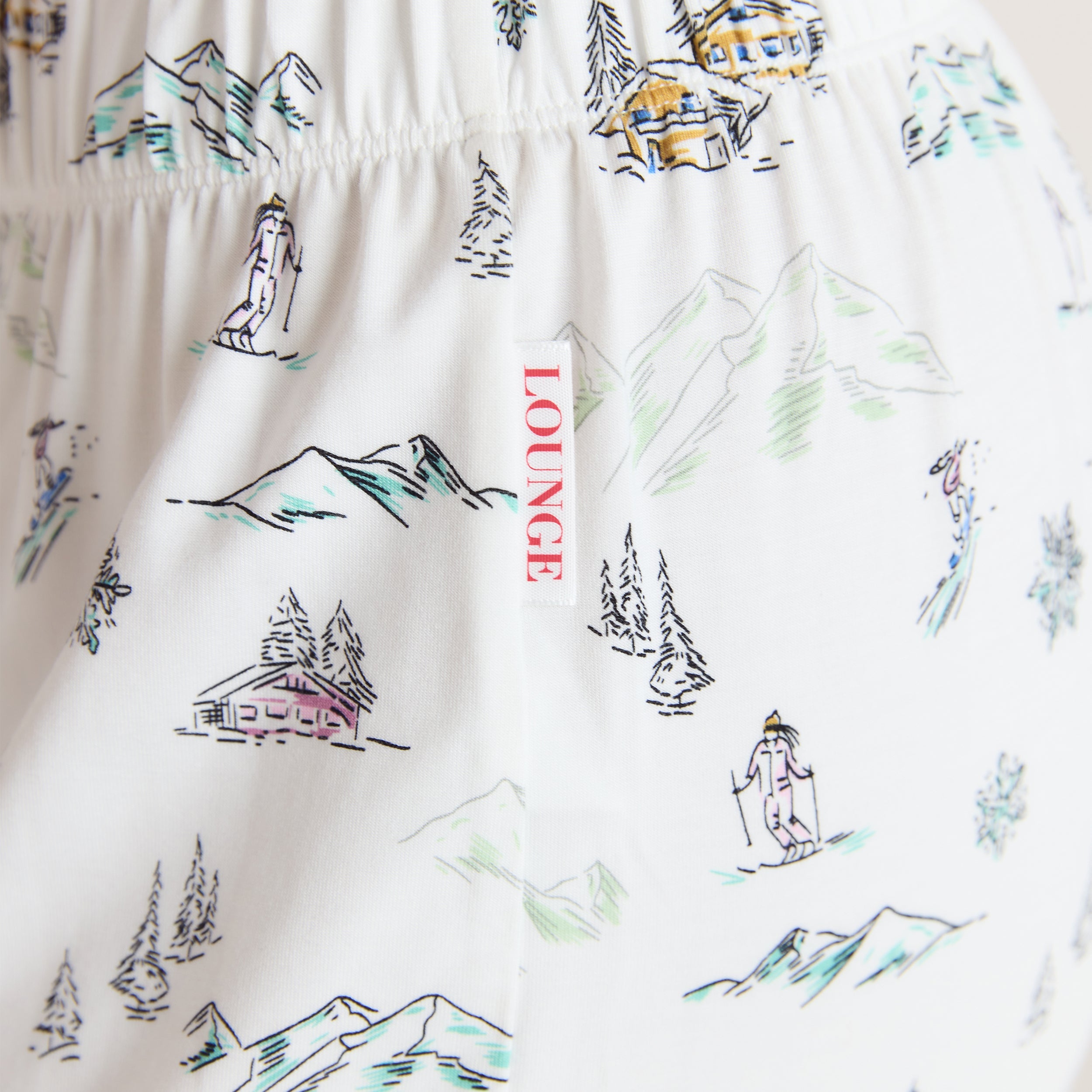 Pantalon de Pyjama Alpine Dreams | Pantalon de Pyjama Alpine Dreams - Imprimé Ski