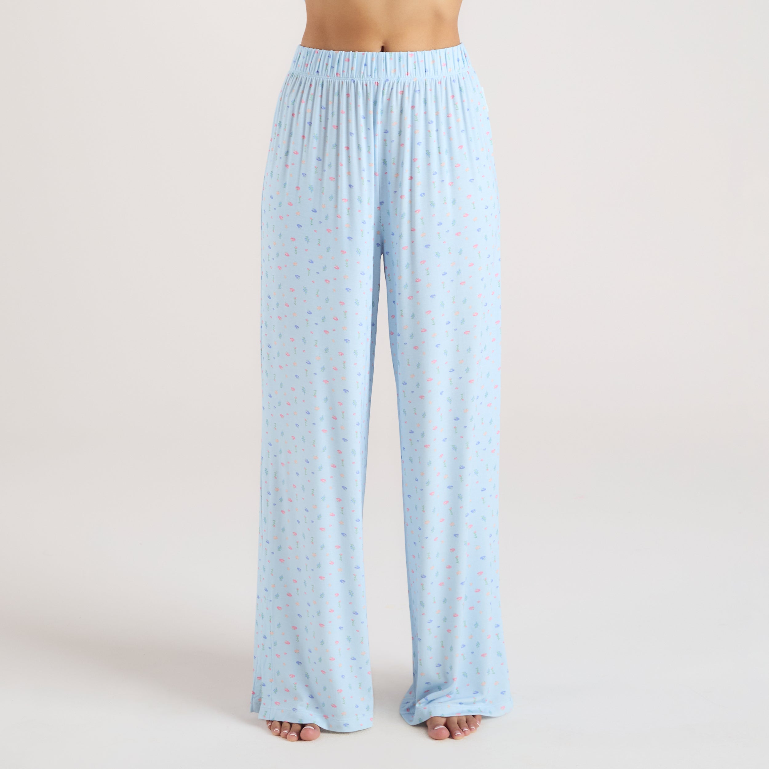 Pantalon de Pyjama en Modal | Pantalon de Pyjama en Modal - Bleu Floral