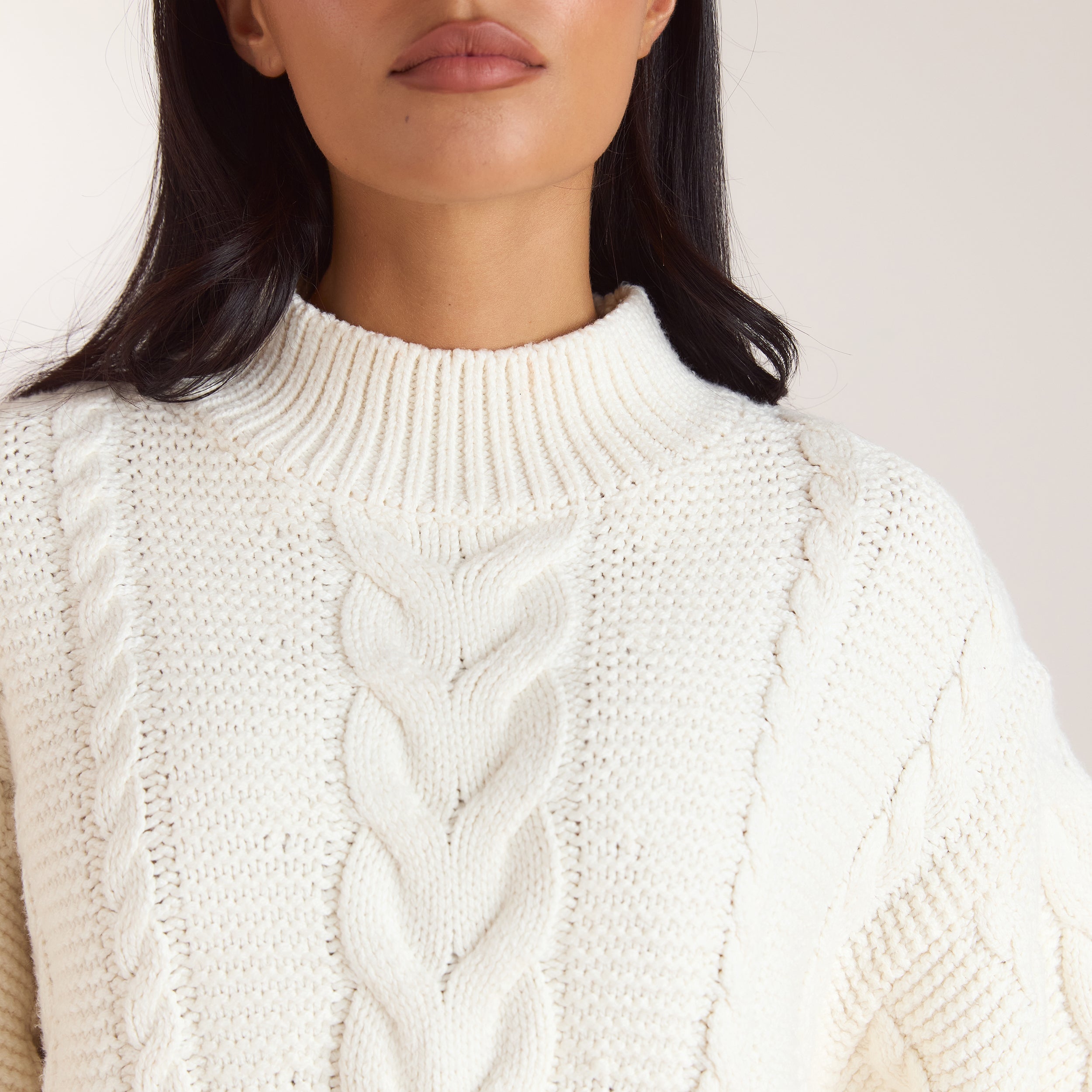 Pull Torsadé Oversize | Pull Torsadé Oversize - Crème