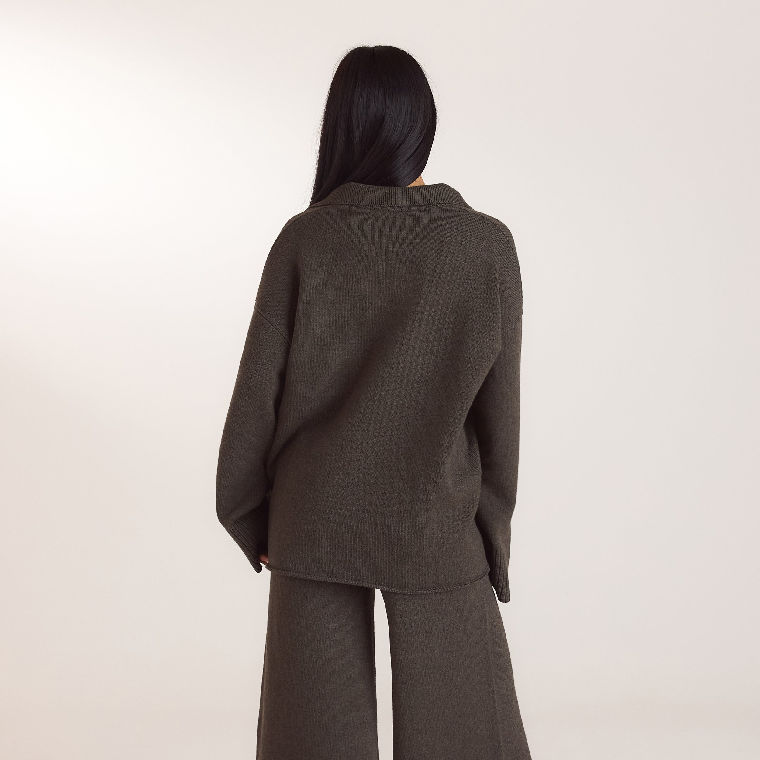 Pull en Maille à Demi-patte | Pull en Maille à Demi-patte - Vert Mousse