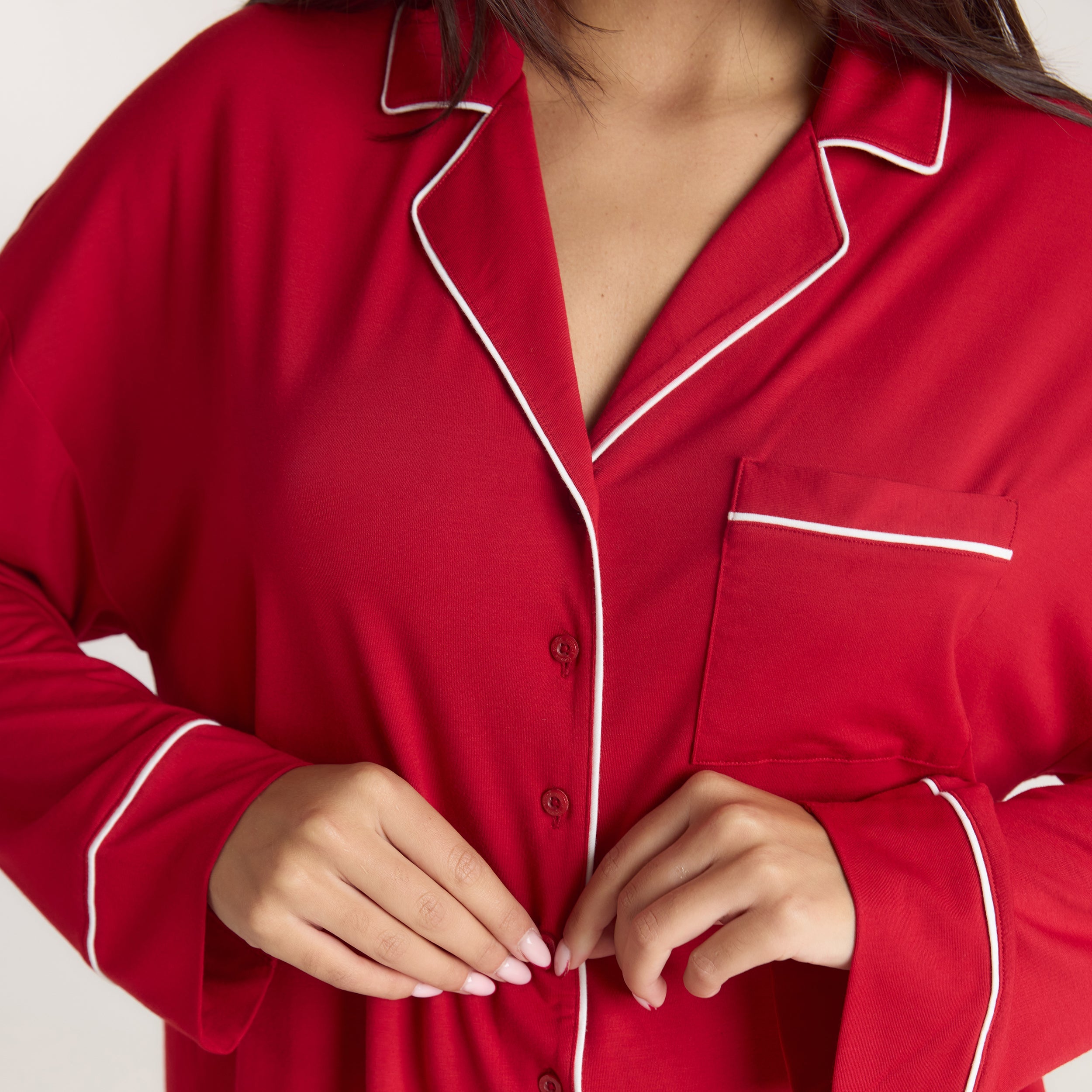 Chemise de Pyjama Alpine Dreams | Chemise de Pyjama Alpine Dreams - Rouge