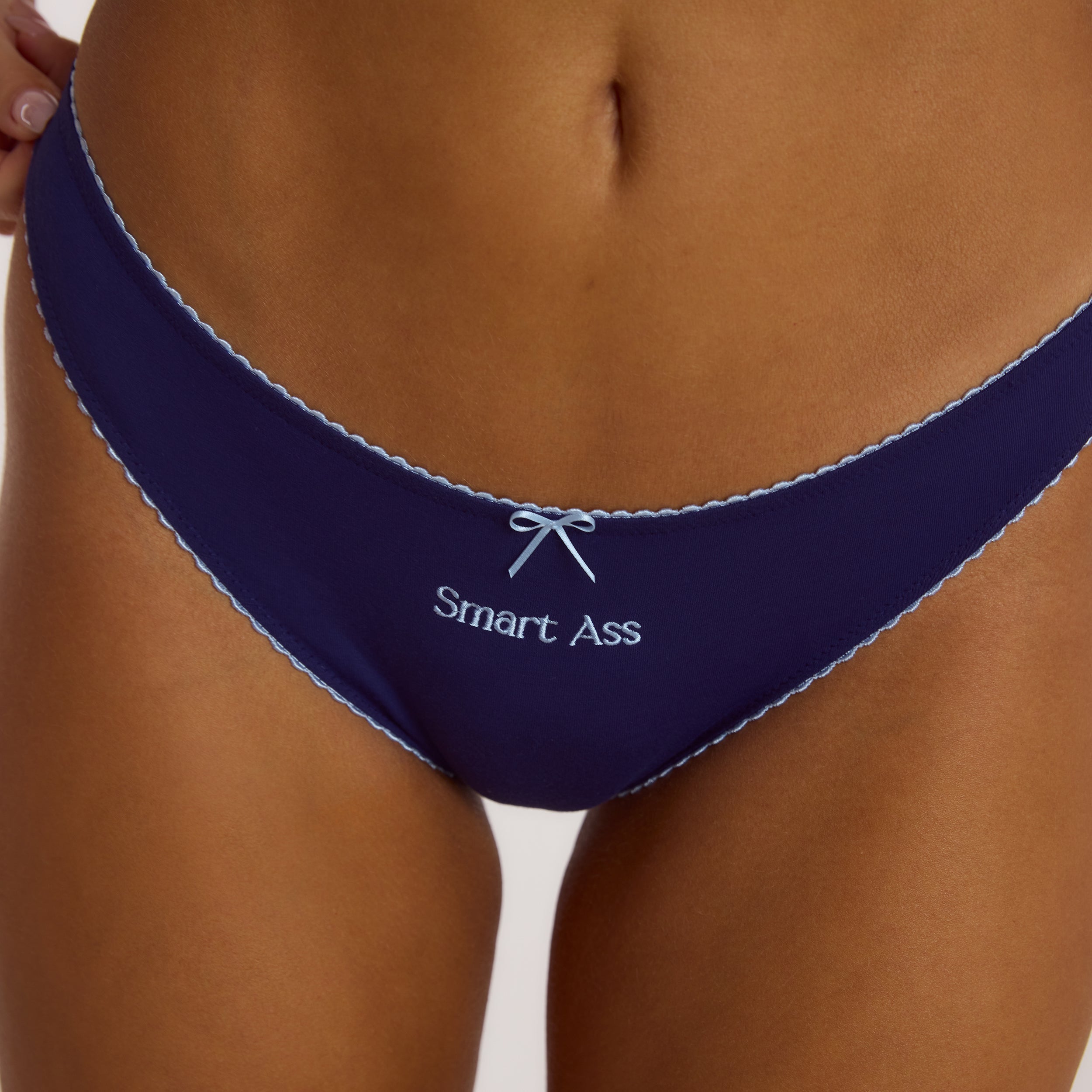 Strings Slogan (Pack de 3) | Strings Slogan (Pack de 3) - Bleu Marine