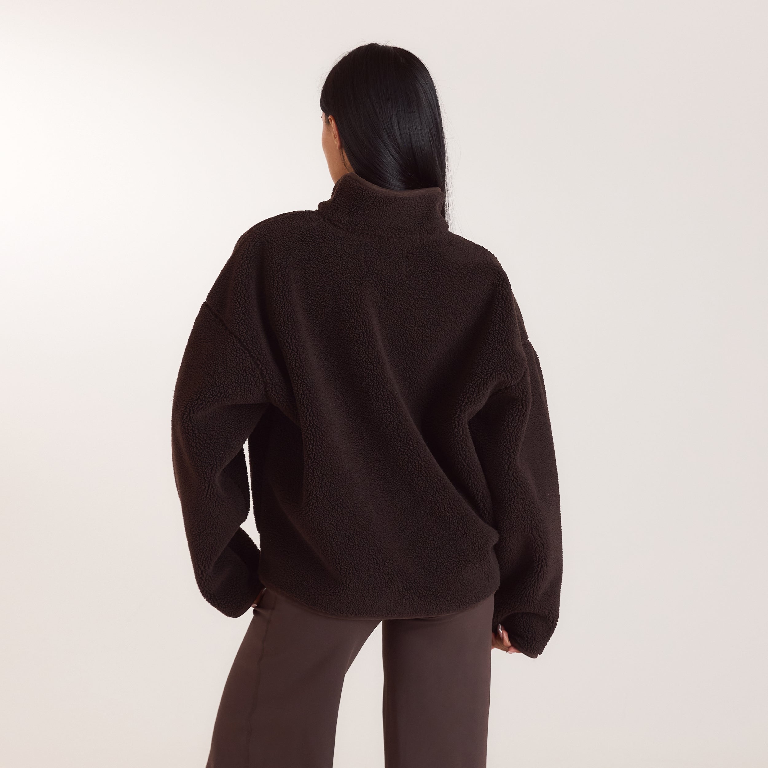 Veste Borg Zippée | Veste Borg Zippée - Chocolat