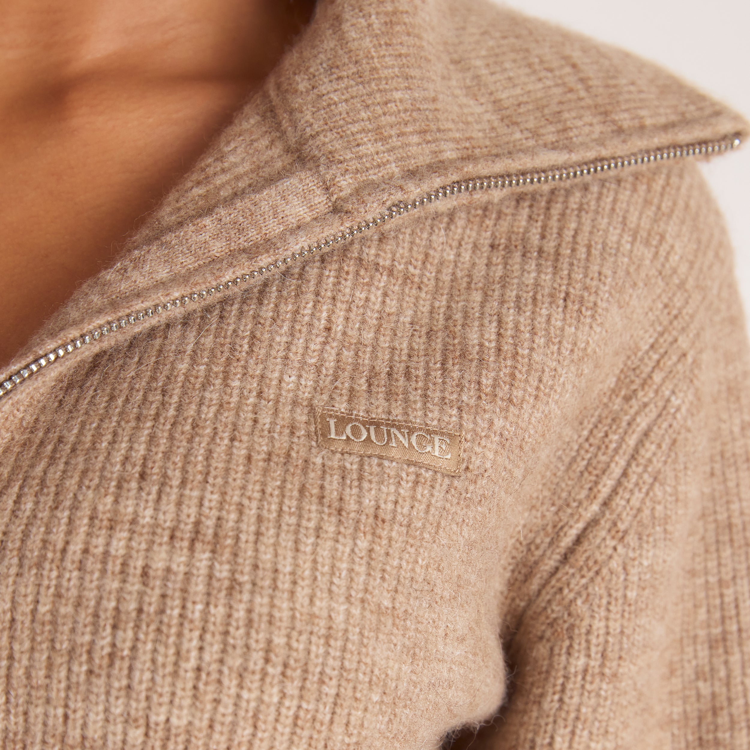 Cardigan en Maille Structuré | Cardigan en Maille Structuré - Biscuit
