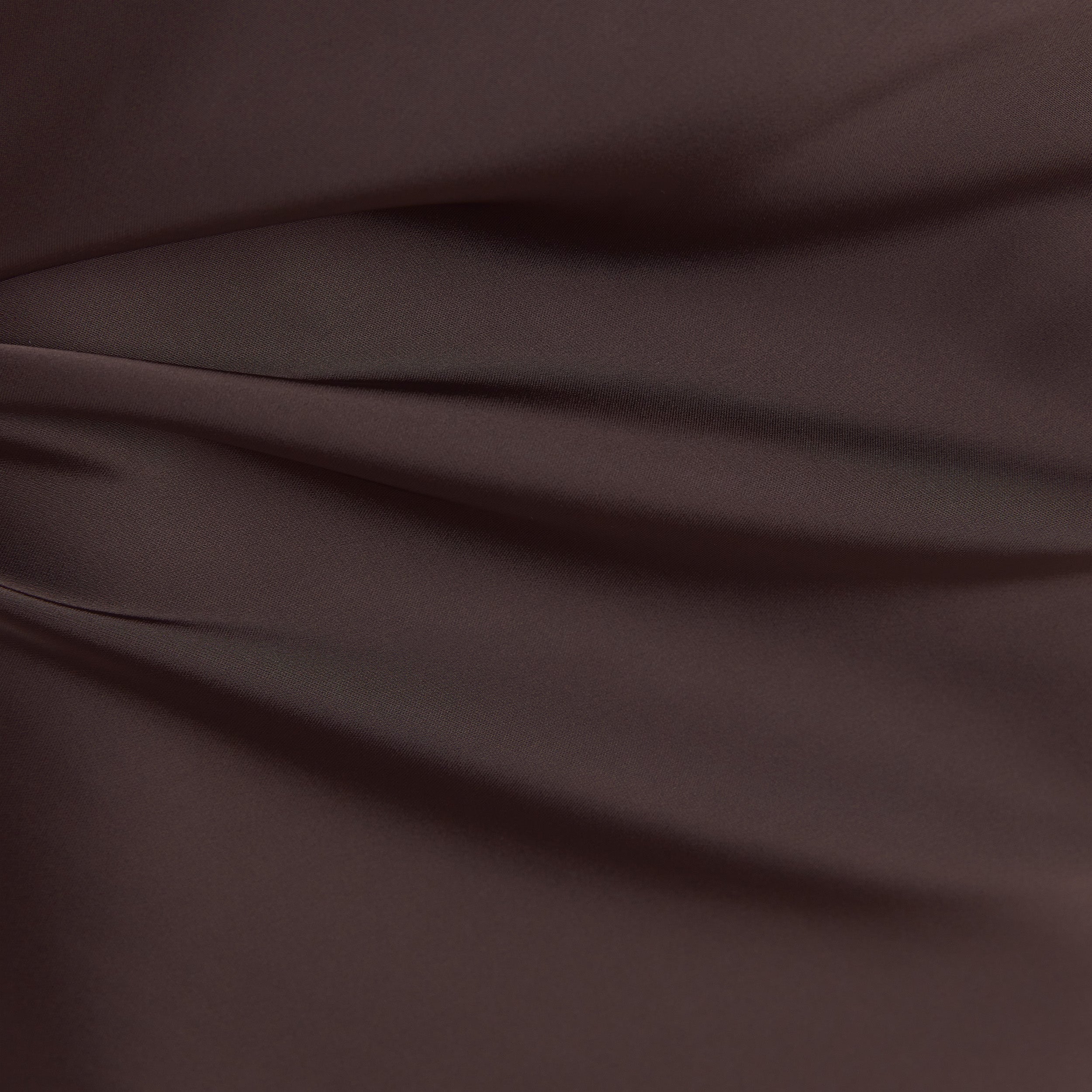 Jupe Maxi en Satin | Jupe Maxi en Satin - Chocolat