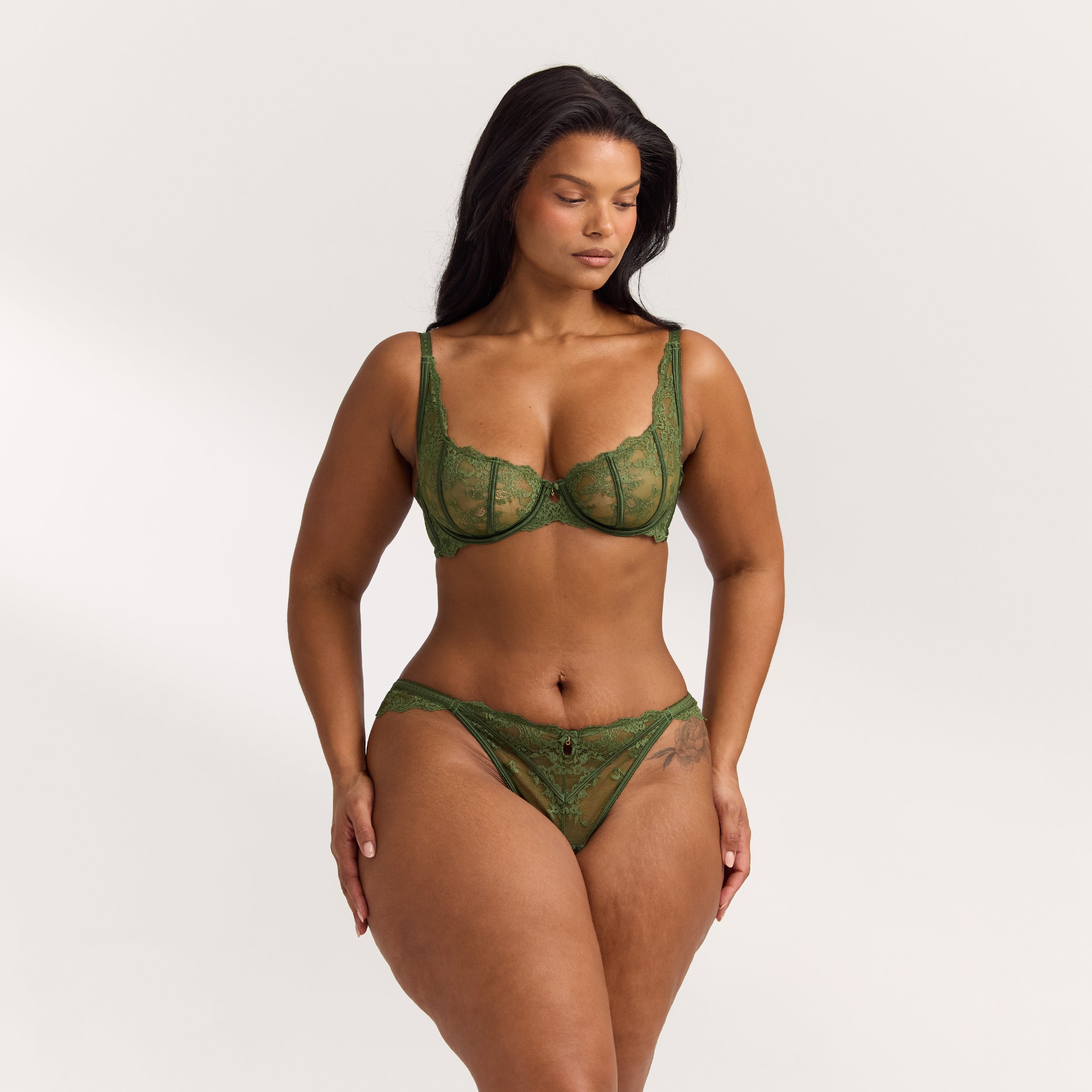 Soutien-gorge Plongeant Enchant | Soutien-gorge Plongeant Enchant - Olive