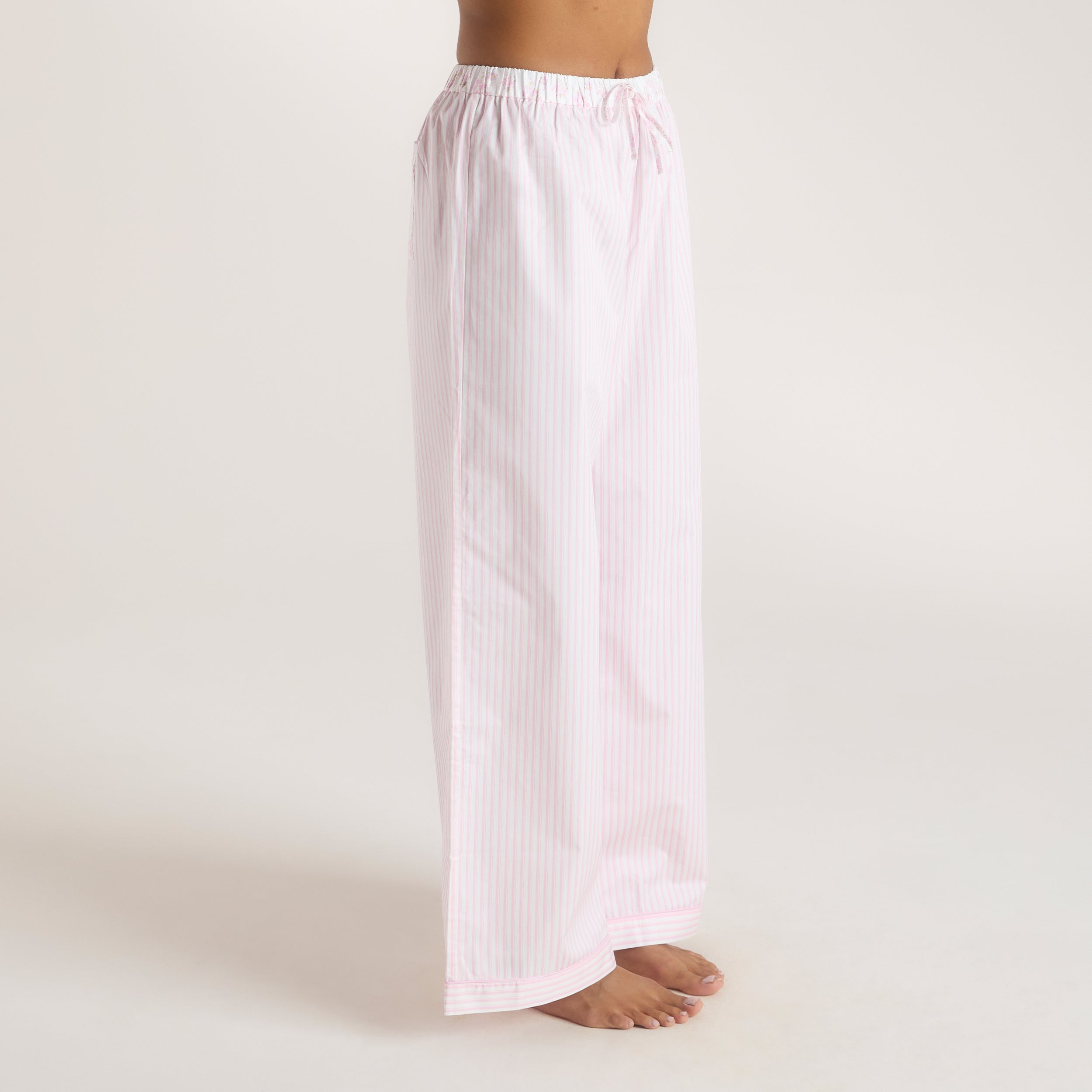 Bas de Pyjama Bloom & Stripe | Bas de Pyjama Bloom & Stripe - Rose