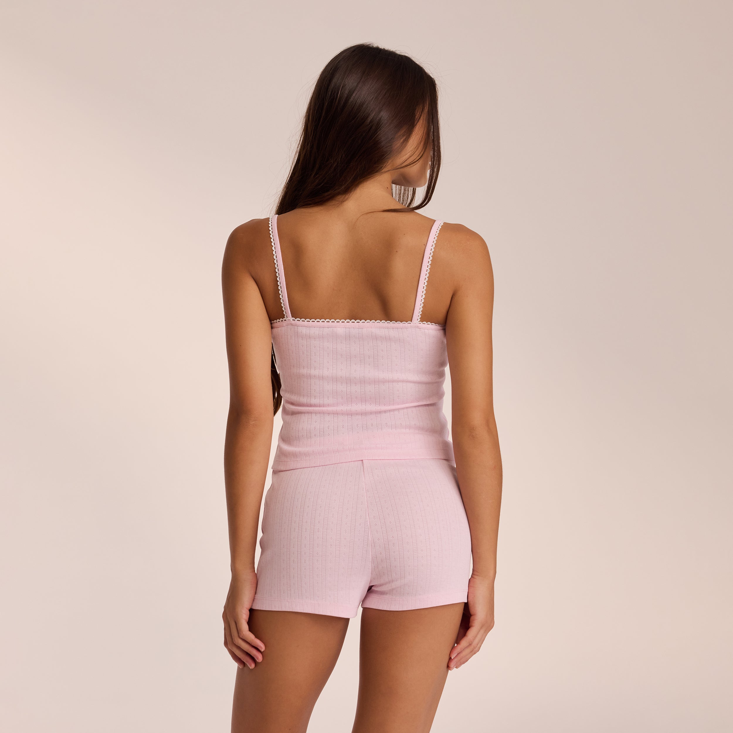 Haut de Pyjama à Bretelles Pointelle  | Ava, XS