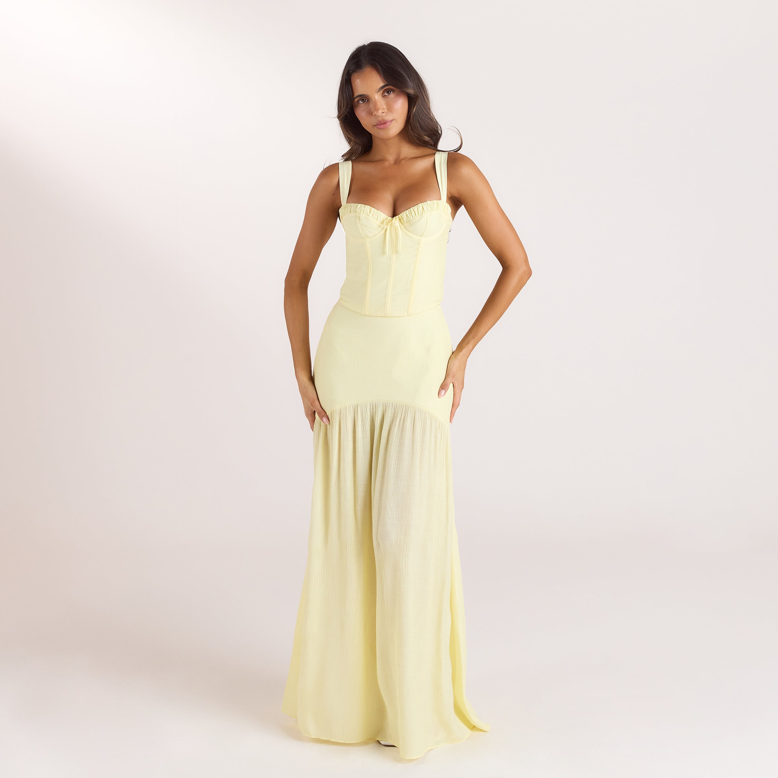Top Corset à Armatures | Top Corset à Armatures - Jaune Citron