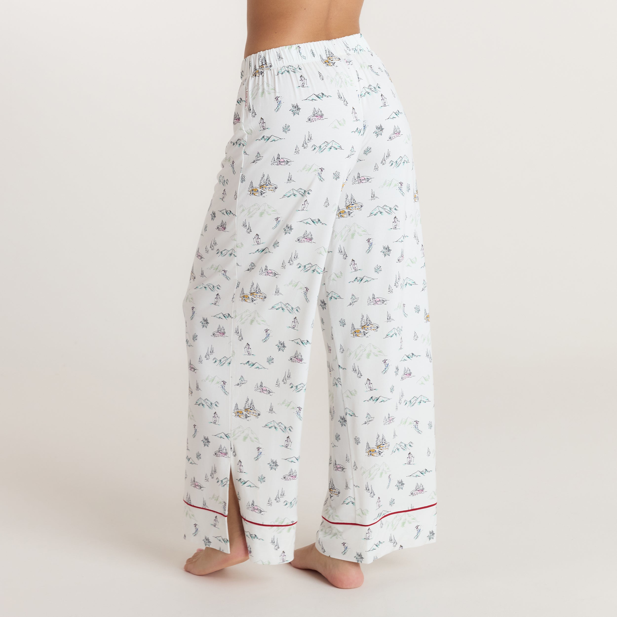 Pantalon de Pyjama Alpine Dreams | Pantalon de Pyjama Alpine Dreams - Imprimé Ski