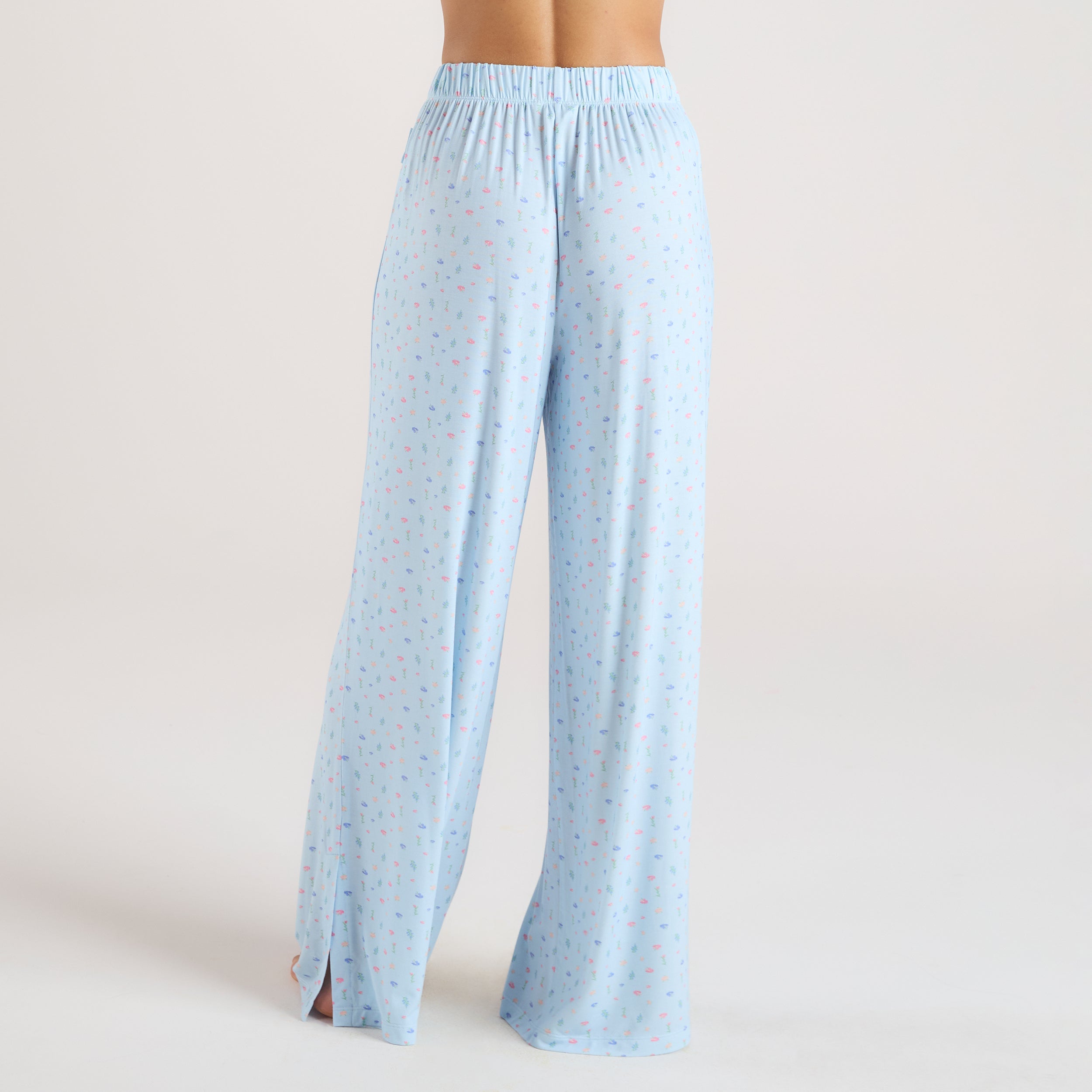 Pantalon de Pyjama en Modal | Pantalon de Pyjama en Modal - Bleu Floral