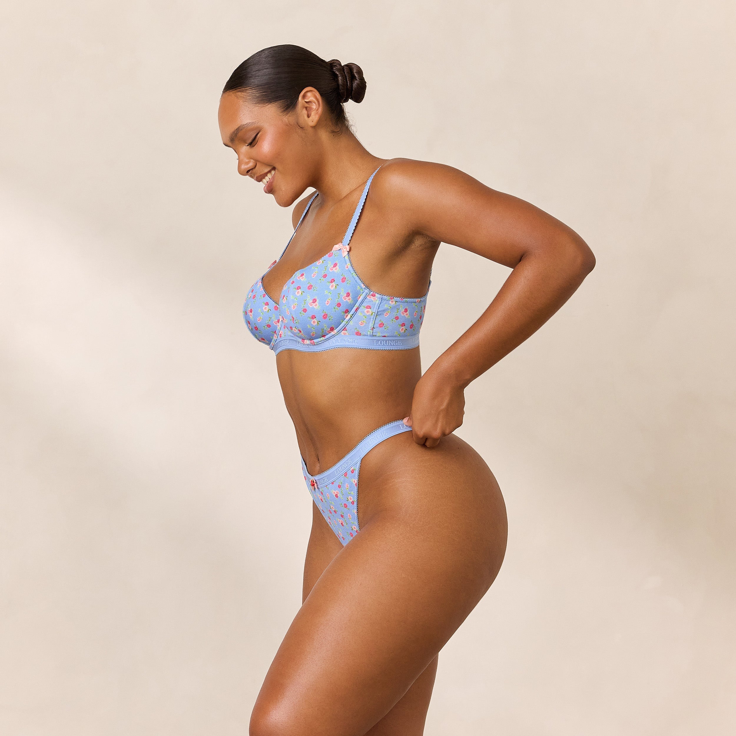 Soutien-gorge Côtelé Rosebud Balcony | Amber, 95D/L