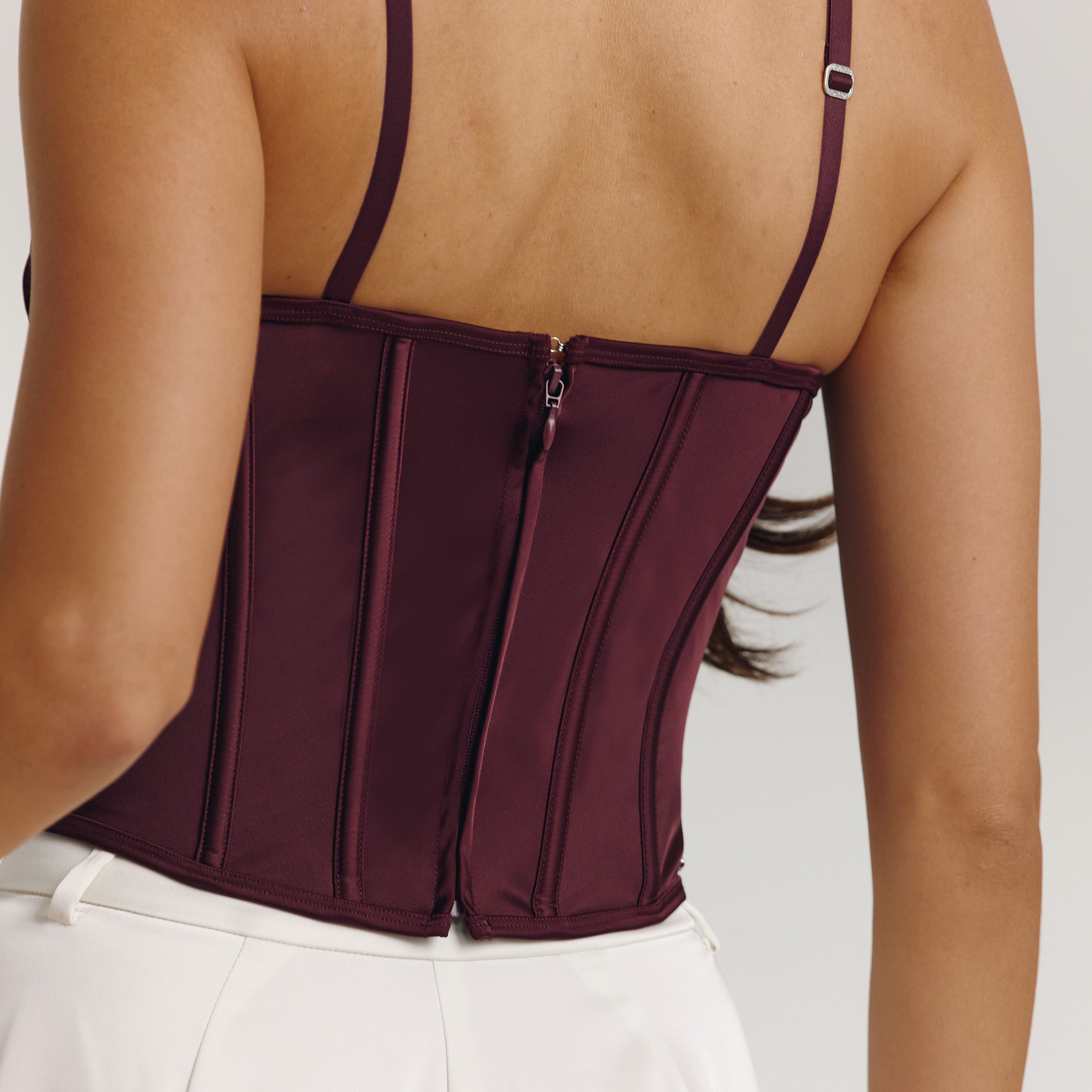 Top Bustier Eledora | Top Bustier Eledora - Prune