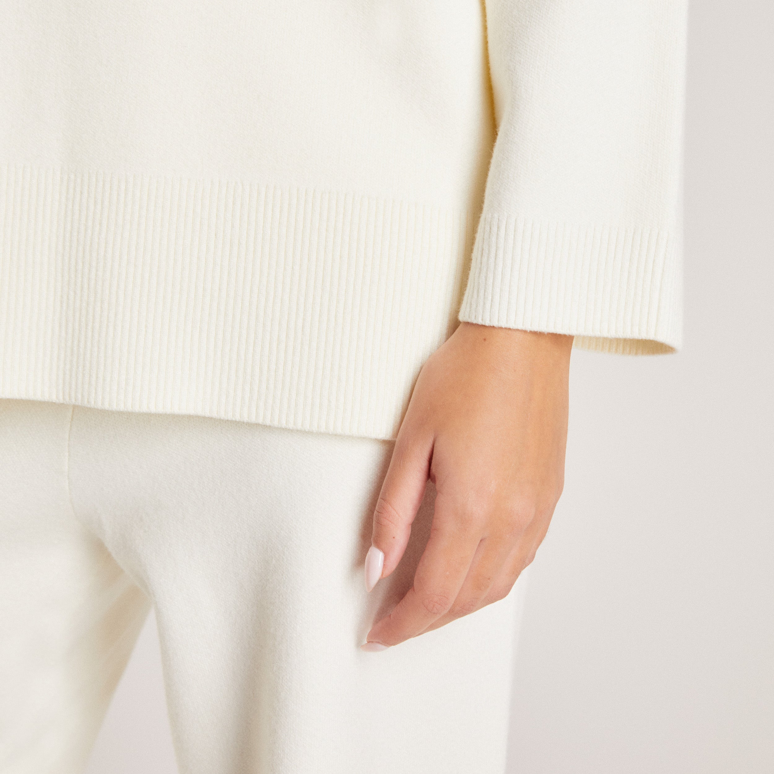 Pull en Maille | Pull en Maille - Crème