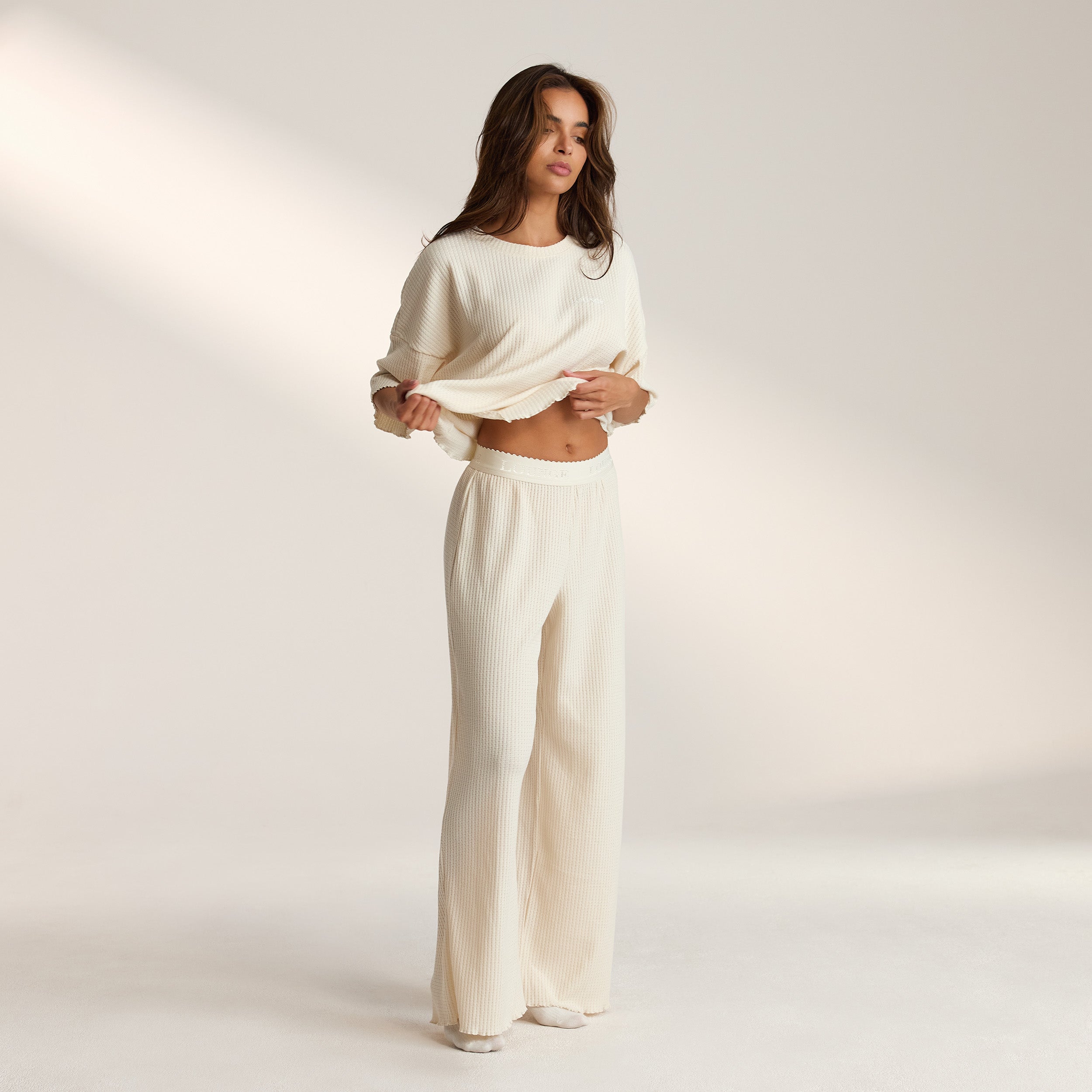 Pantalon de Pyjama Soft Waffle  | Leidy, XS