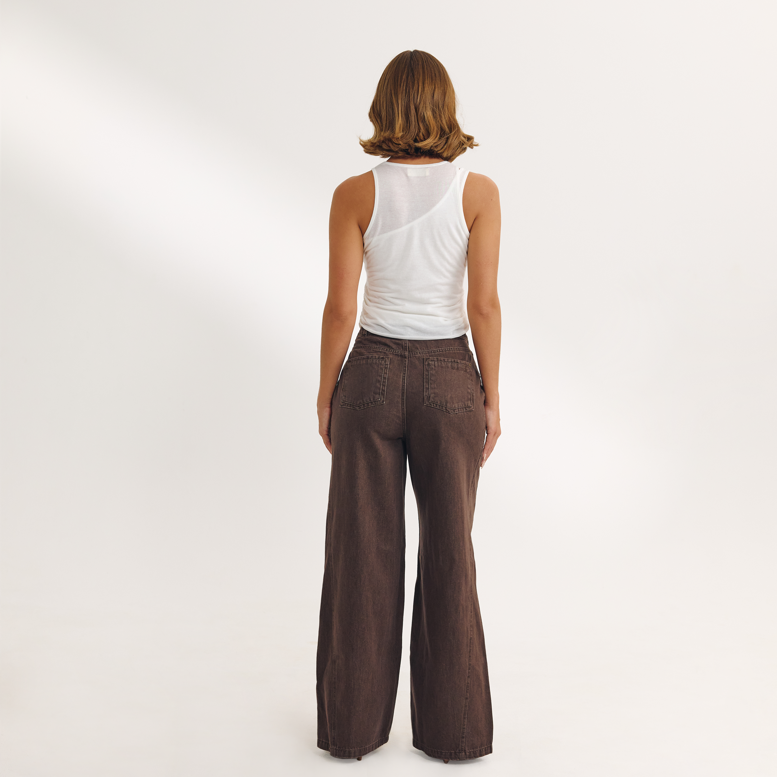Jean Large à Taille Basse | Jean Large à Taille Basse - Expresso