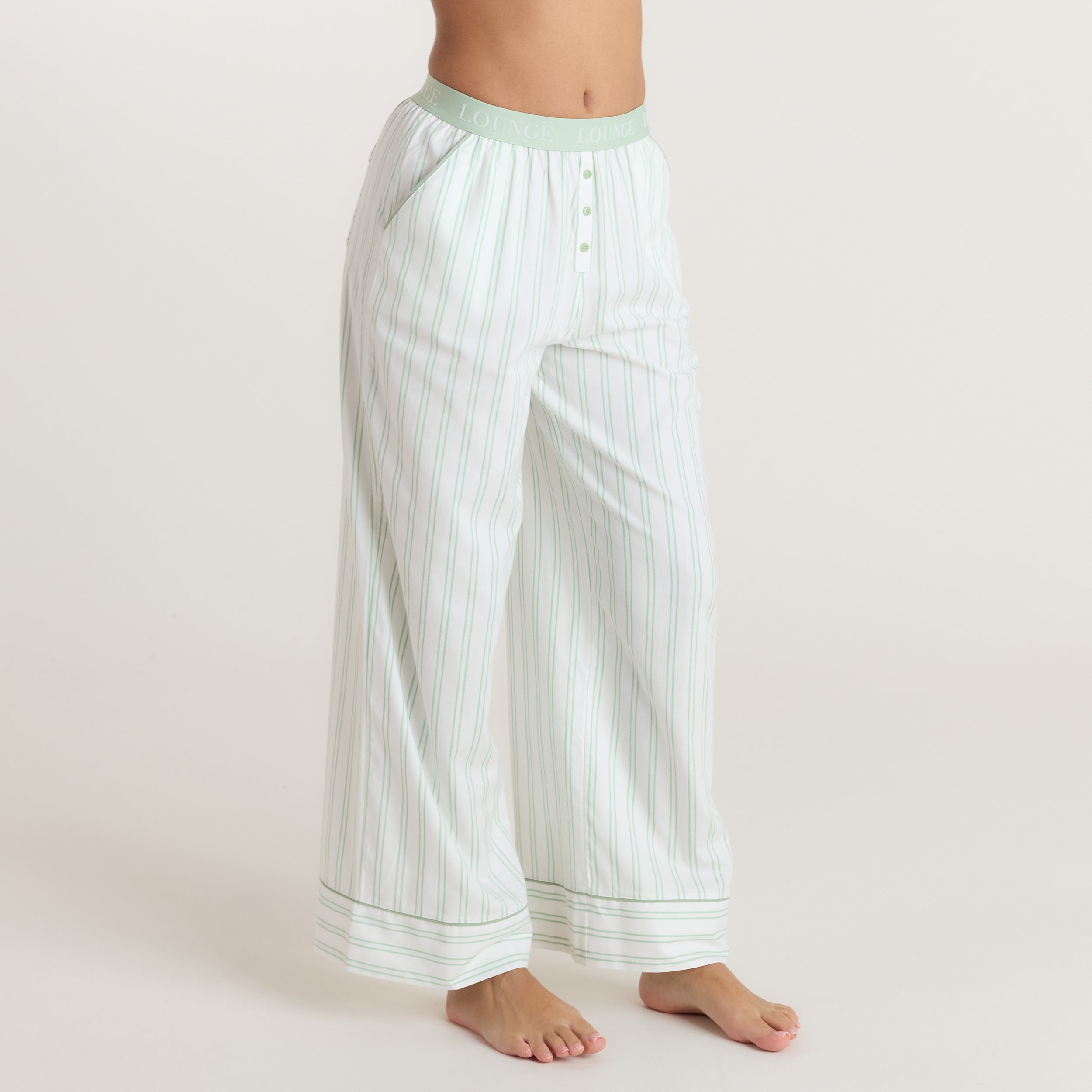 Pantalon de Pyjama Henley Gui | Pantalon de Pyjama Henley Gui - Sauge