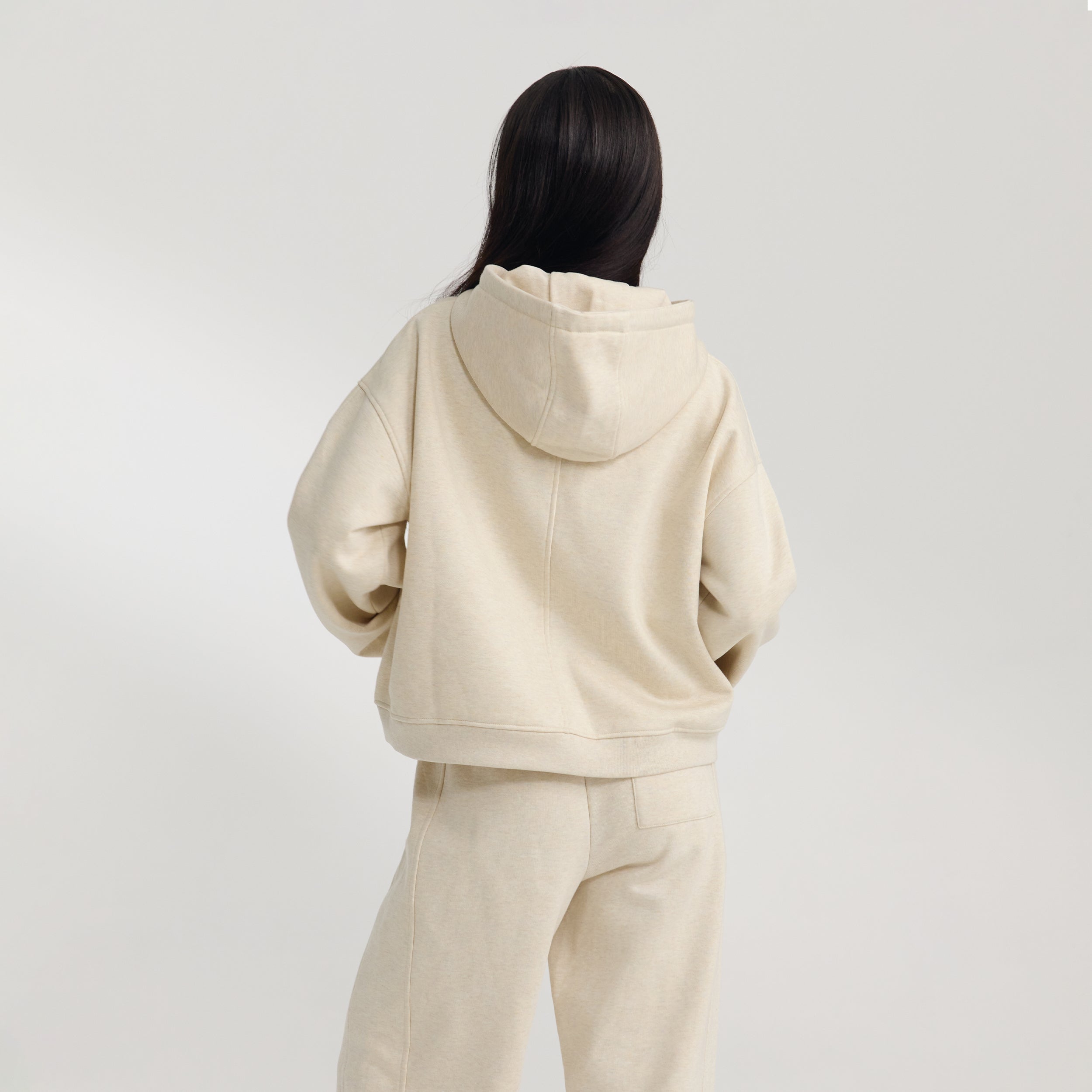 Sweat à Capuche Oversize | Sweat à Capuche Oversize - Flocon d'Avoine