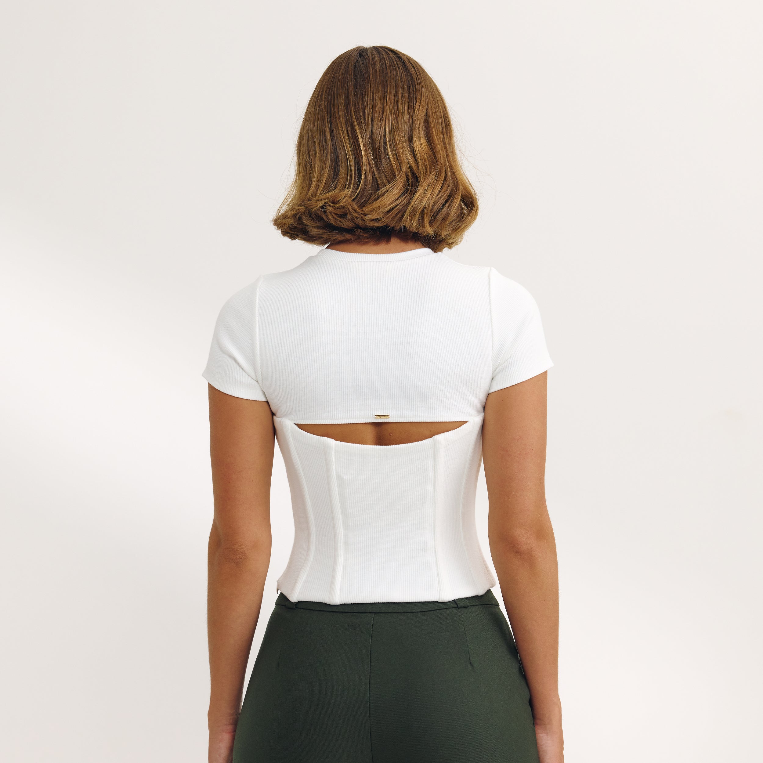 T-shirt Bustier | T-shirt Bustier - Écru