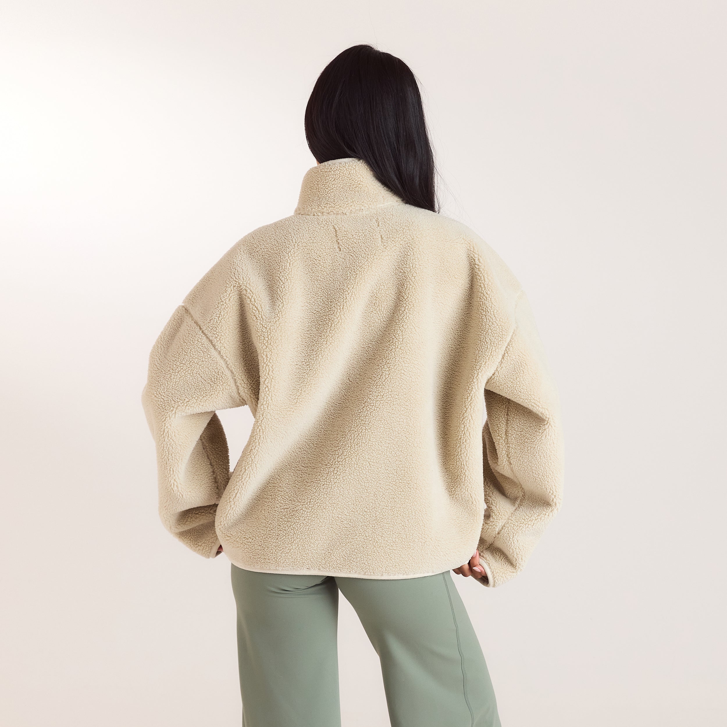 Veste Borg Zippée | Veste Borg Zippée - Crème