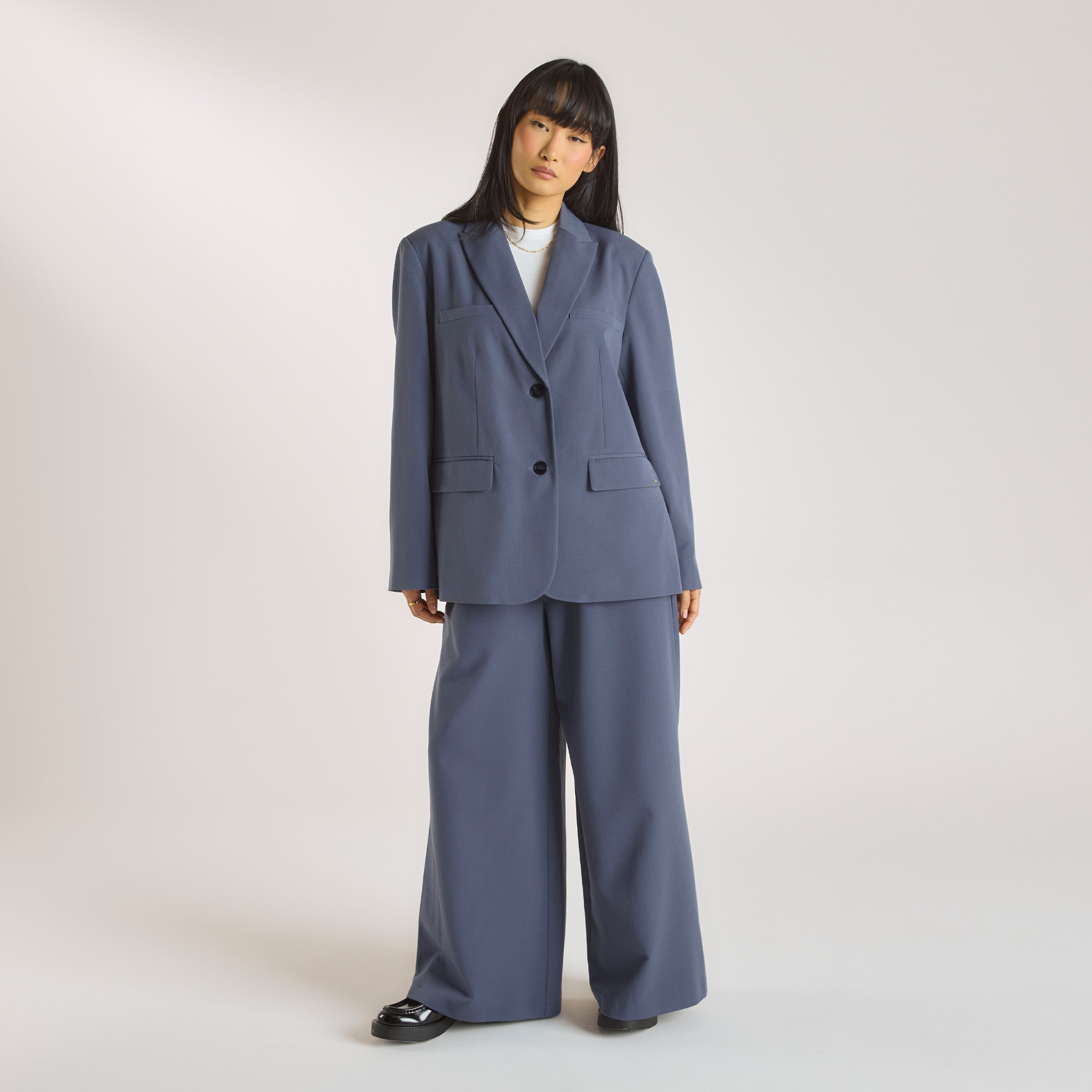 Blazer Oversize | Blazer Oversize - Bleu