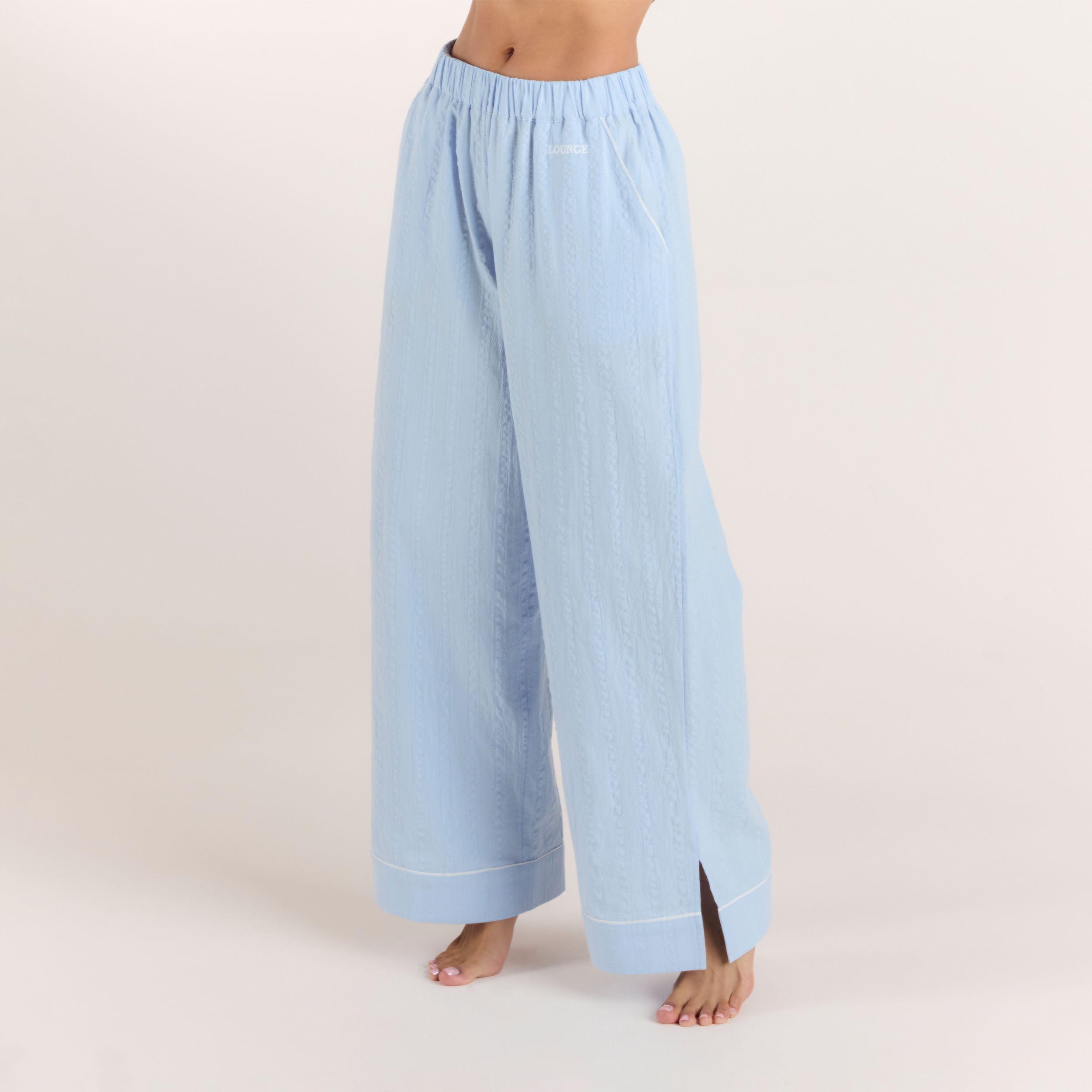 Pantalon de Pyjama Texturé | Pantalon de Pyjama Texturé - Bleu