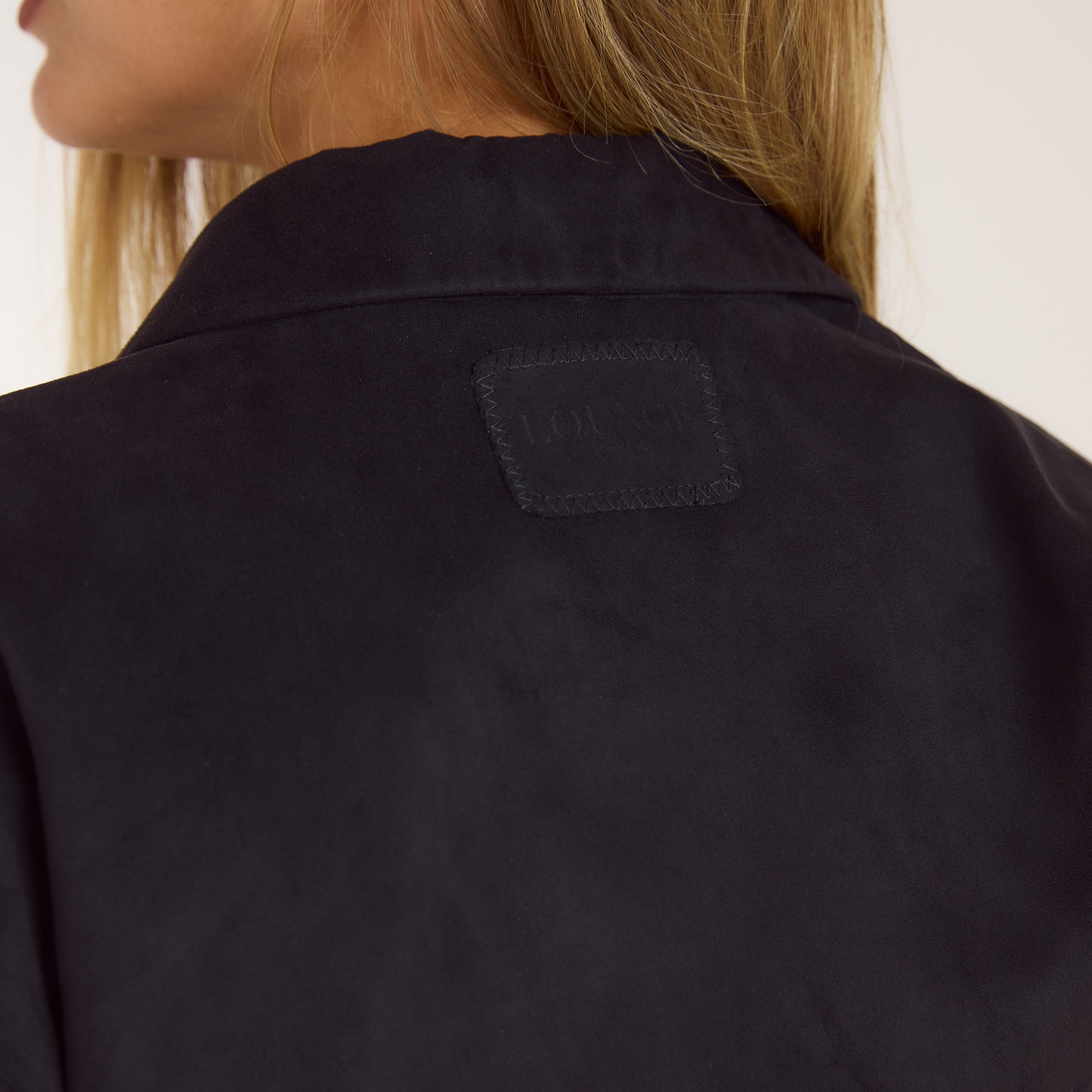 Blazer en Daim | Blazer en Daim - Noir