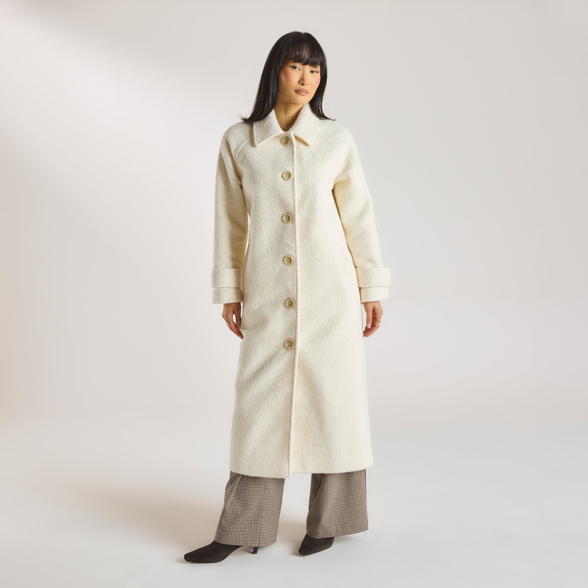 Manteau en Shearling | Manteau en Shearling - Crème