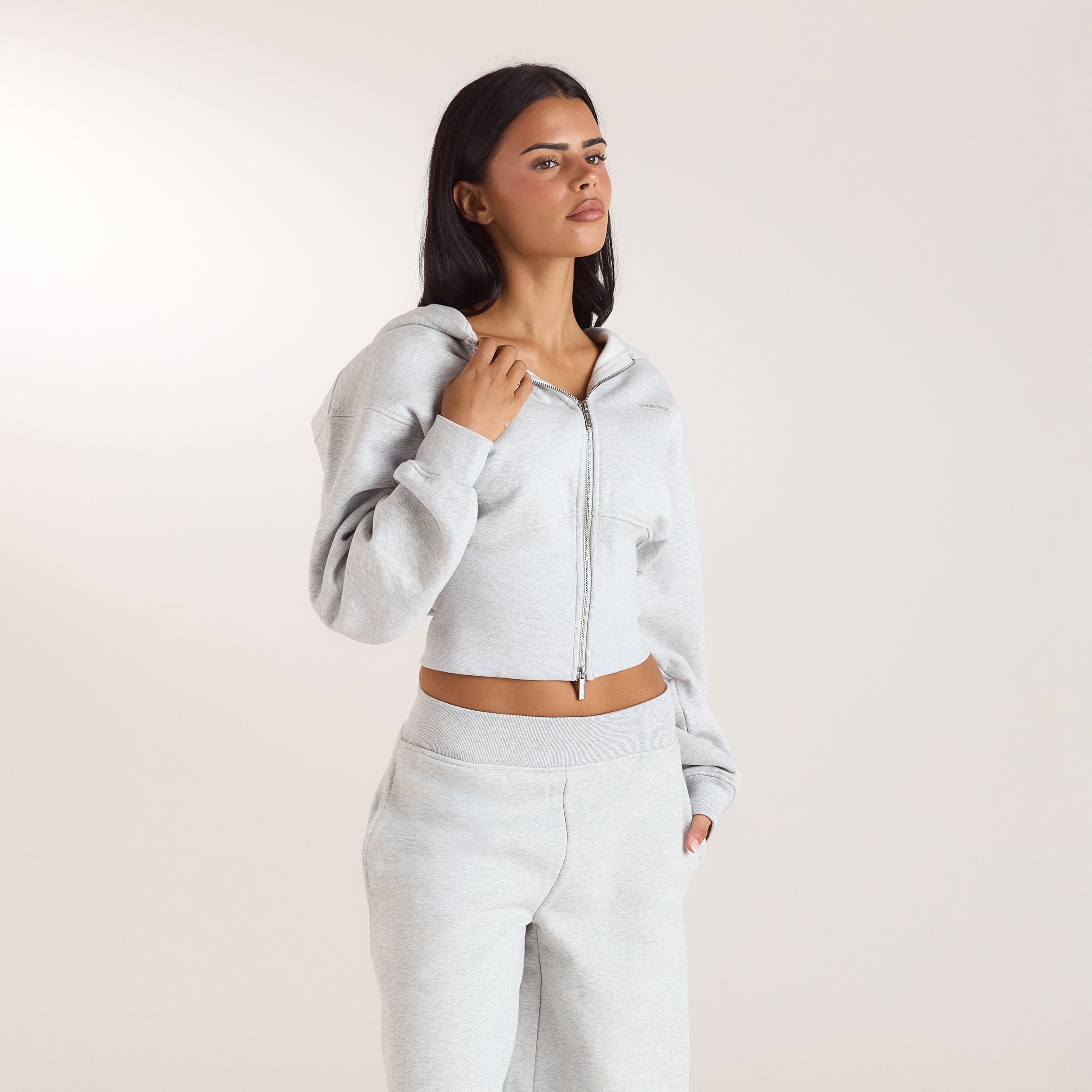 Sweat à Capuche Ajusté | Sweat à Capuche Ajusté - Gris