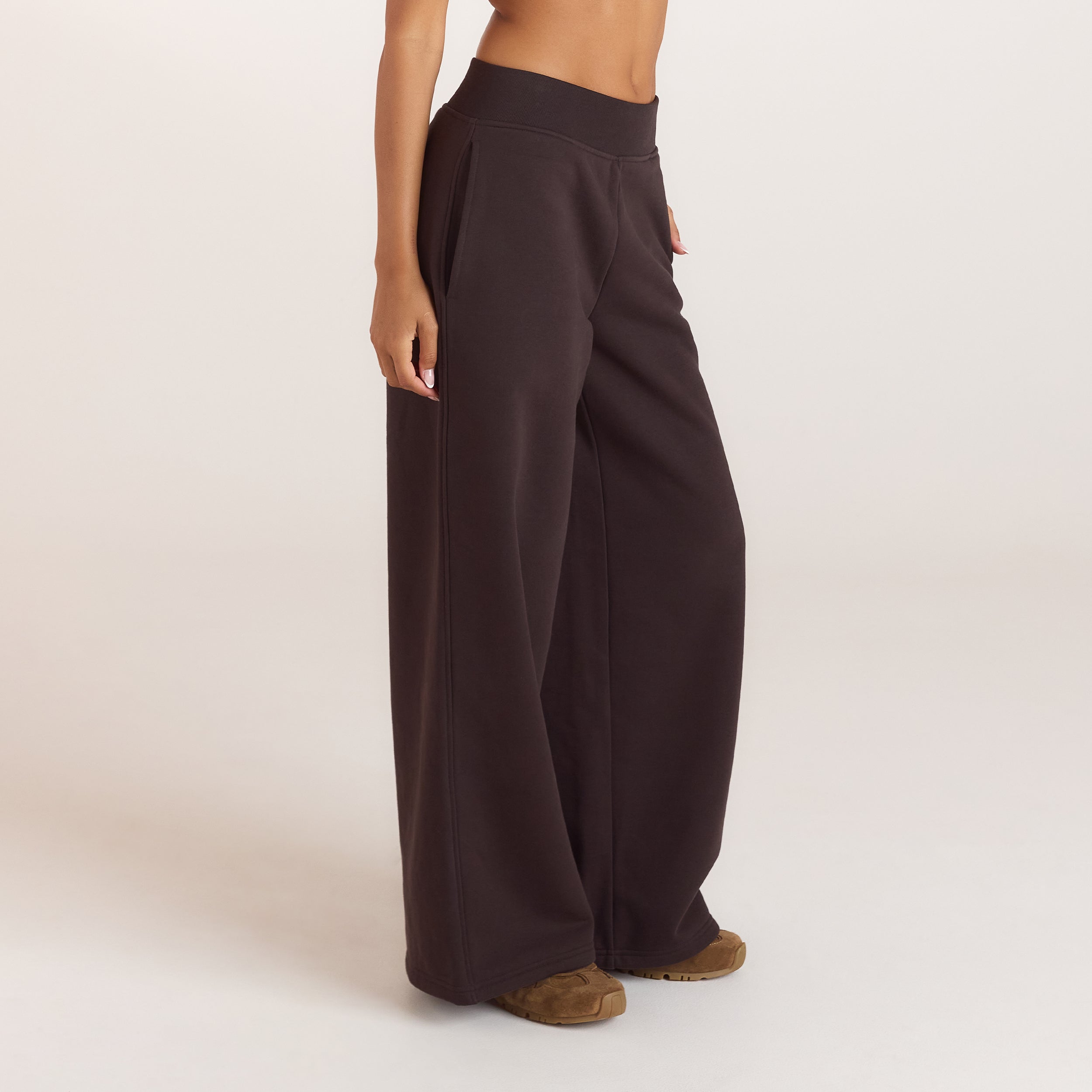Pantalon de Jogging Droit | Pantalon de Jogging Droit - Chocolat Noir