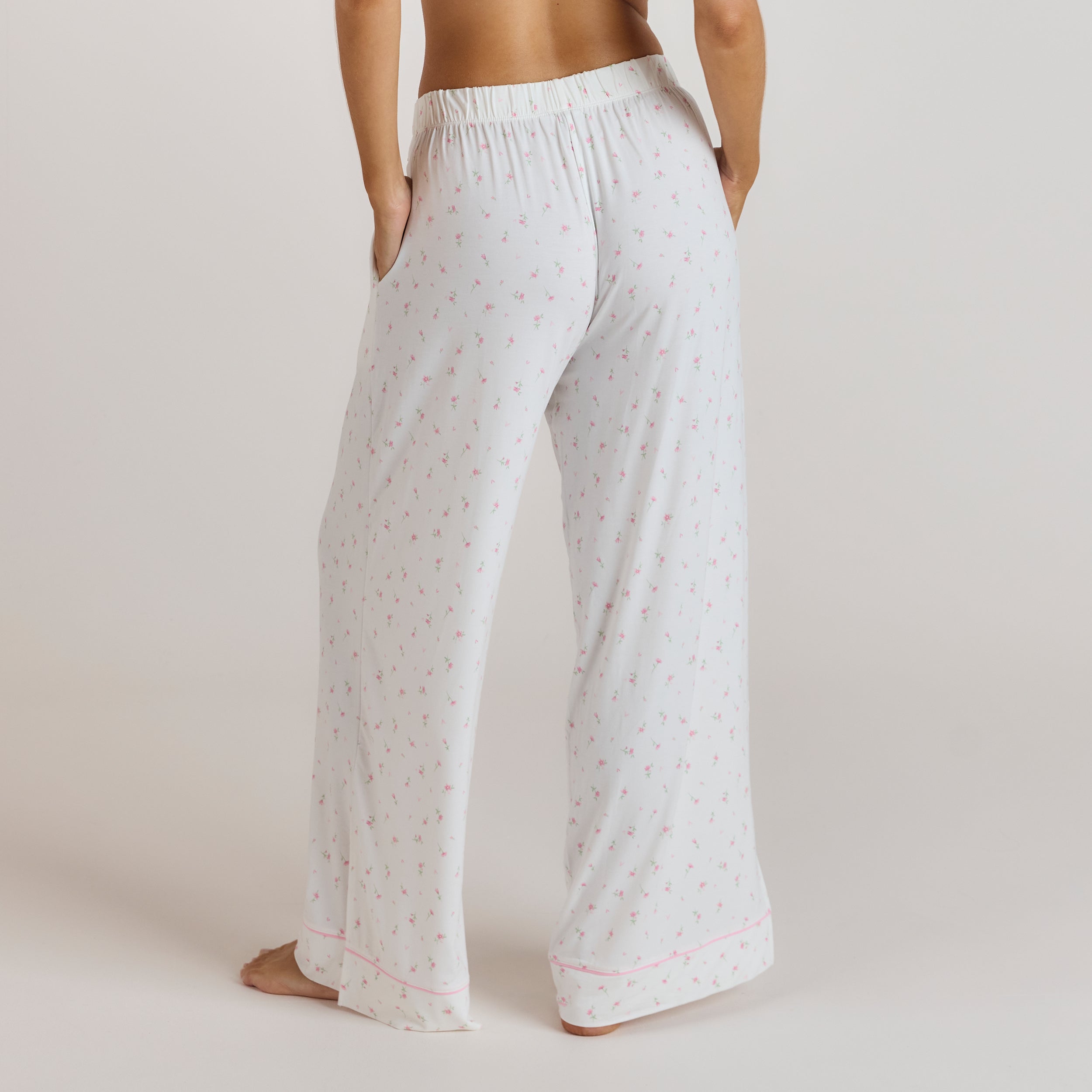 Pantalon de Pyjama en Modal  - Motif Floral alternate